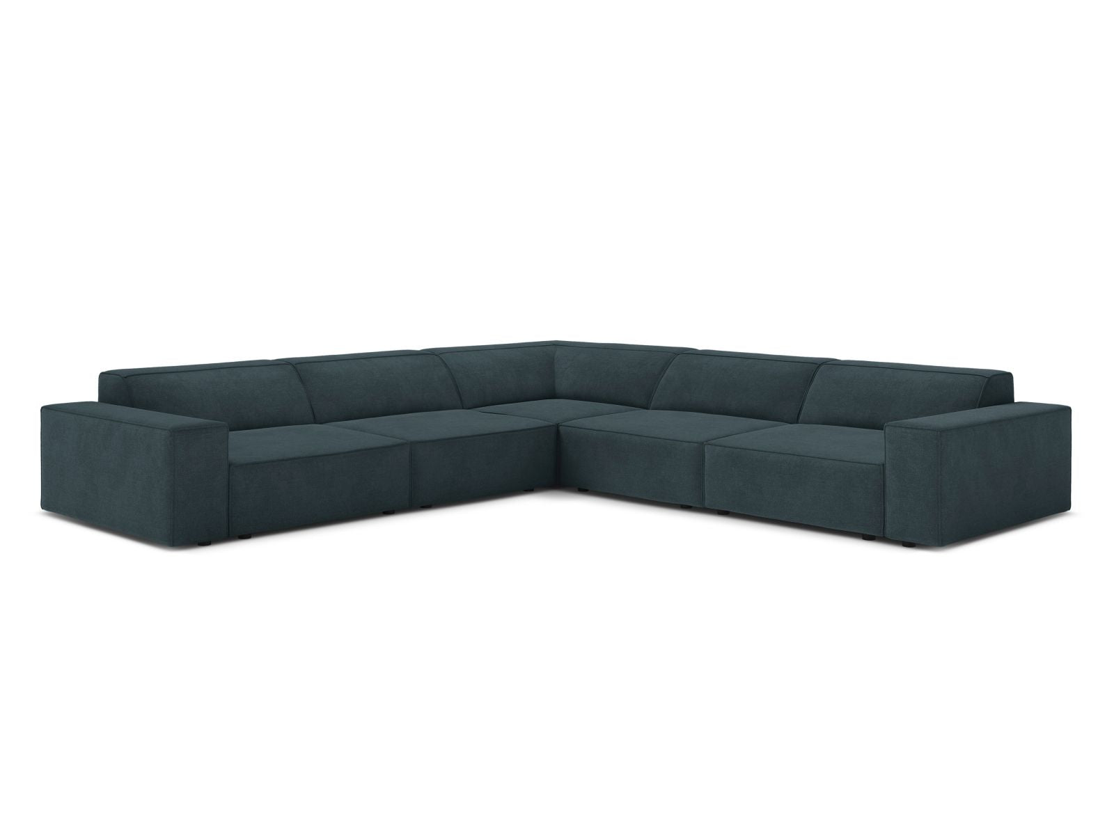 6-Sitzer Symmetrical Modular Corner Sofa Jodie in Deep Petrol-Liberty präsentiert im Onlineshop von KAQTU Design AG. Ecksofa ist von Micadoni