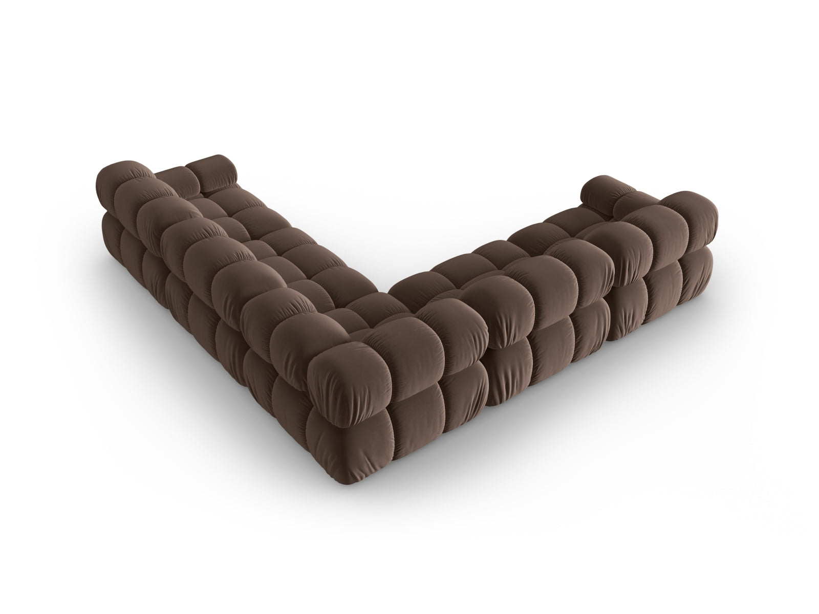 Erleben Sie das Bellis Velour Ecksofa von Micadoni – ein 5-Sitzer mit 282 cm, das modernes Design und höchsten Komfort vereint.