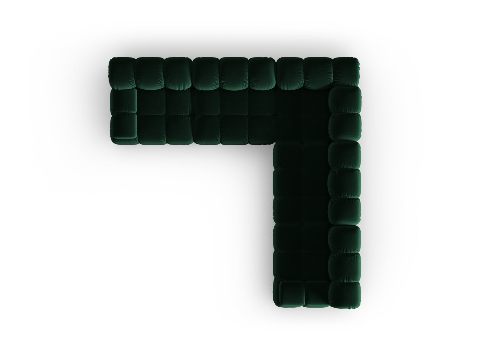 Entdecken Sie das Bellis Velour Ecksofa von Micadoni – ein stilvolles 5-Sitzer Sofa (282 cm) für höchsten Komfort und zeitloses Design.