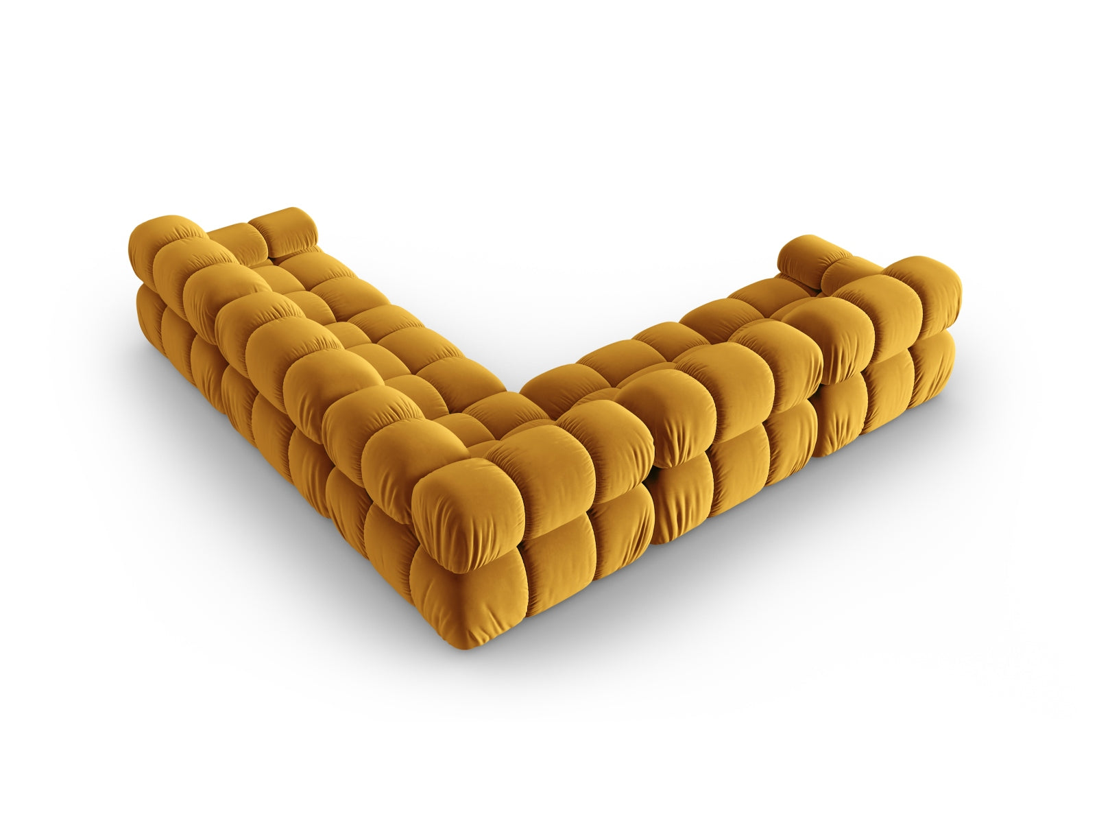 Erleben Sie das Bellis Velour Ecksofa von Micadoni – ein elegantes 5-Sitzer Sofa (282 cm) für Ihr modernes Zuhause, das Komfort und Stil vereint.