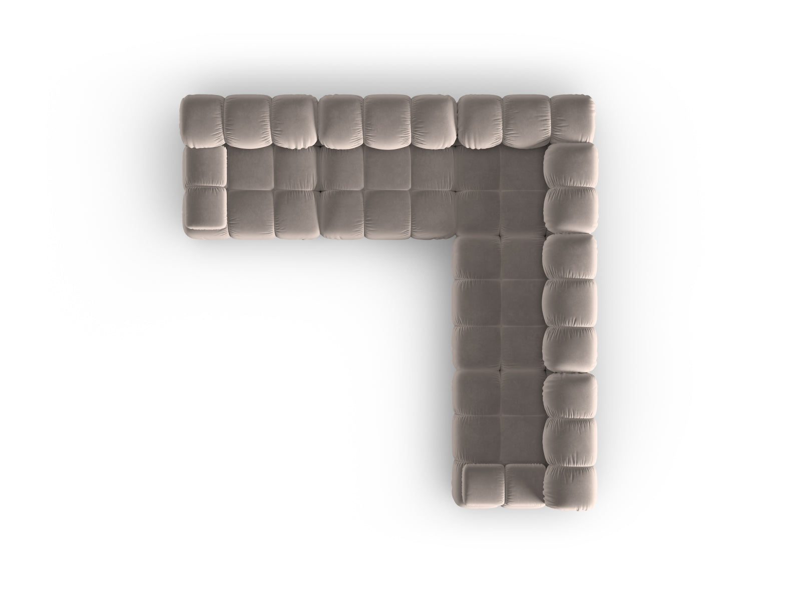 Entdecken Sie das stilvolle Bellis Velour Ecksofa von Micadoni – ein 5-Sitzer mit 282 cm, der Eleganz und Gemütlichkeit in Ihr Wohnzimmer bringt.