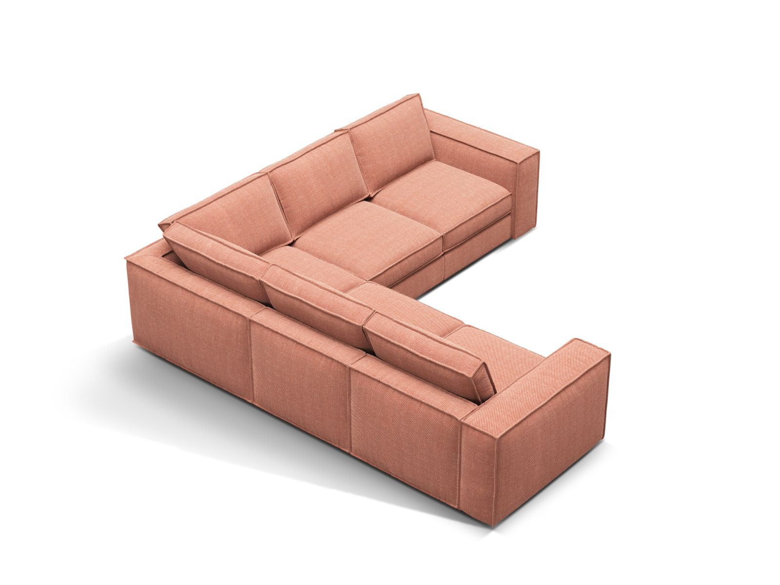 Modulares 4-Sitzer Ecksofa Pola in stilvollem Design, ideal für moderne Wohnräume, erhältlich bei KAQTU Design AG.
