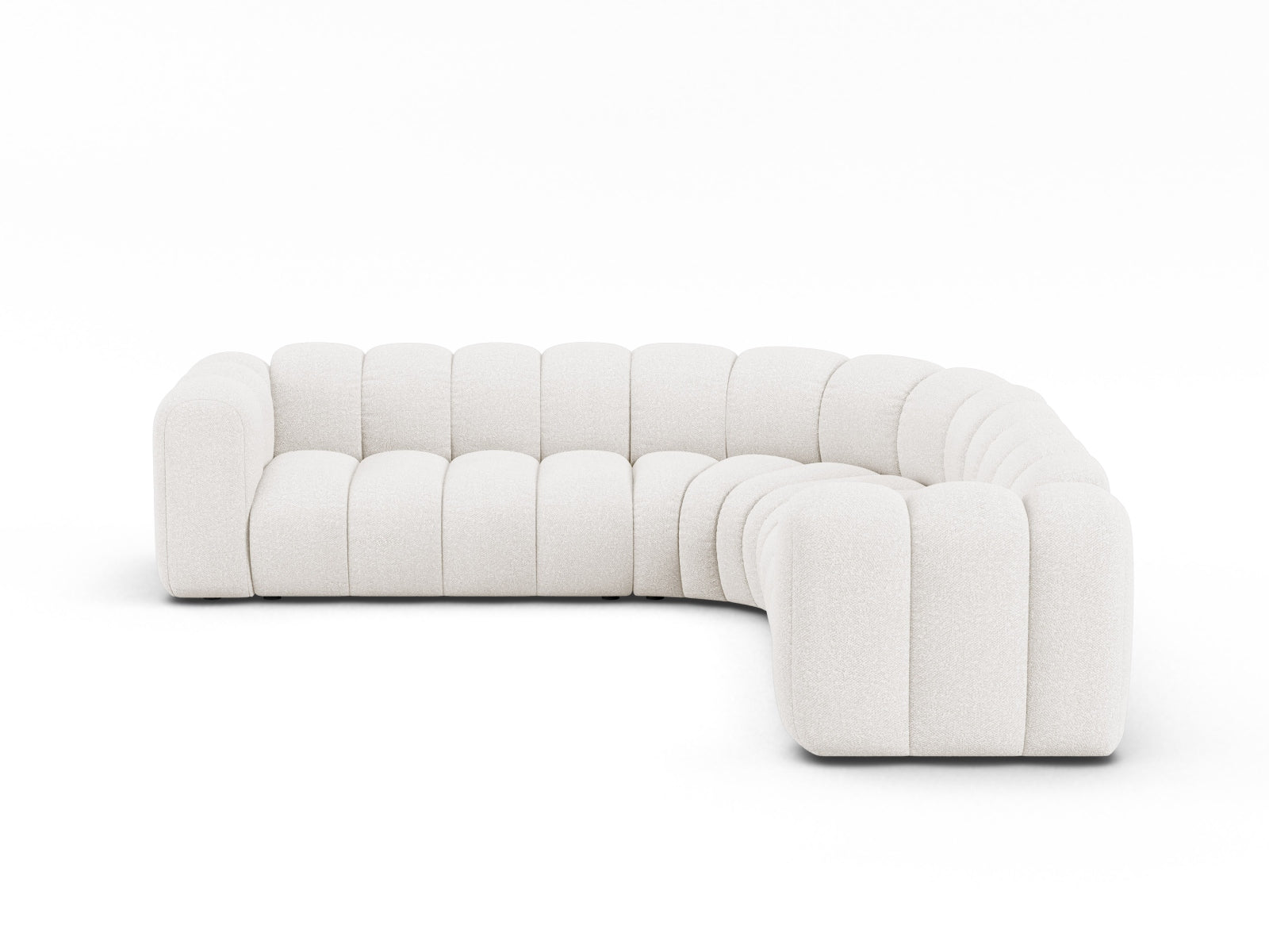Lupine Modular Symmetrical Ecksofa 6 Sitzer in White präsentiert im Onlineshop von KAQTU Design AG. Ecksofa ist von Micadoni
