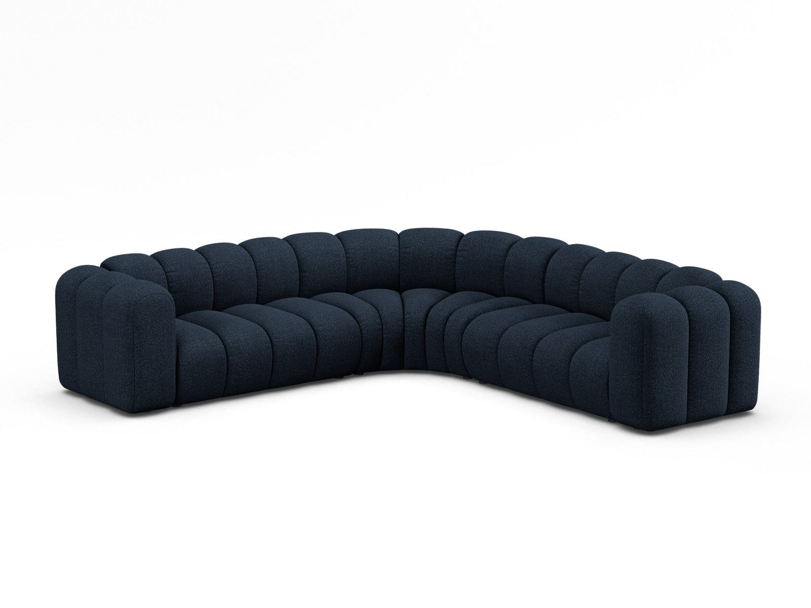 Lupine Modular Symmetrical Ecksofa 6 Sitzer in Dark Blue präsentiert im Onlineshop von KAQTU Design AG. Ecksofa ist von Micadoni