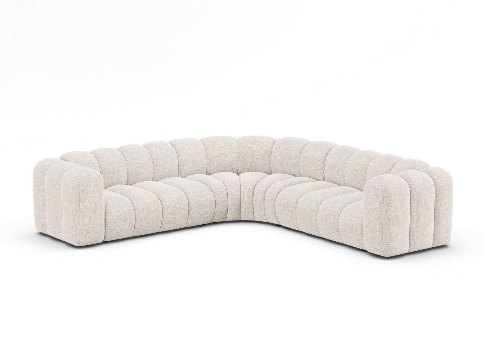 Lupine Modular Symmetrical Ecksofa 6 Sitzer in Light Beige präsentiert im Onlineshop von KAQTU Design AG. Ecksofa ist von Micadoni
