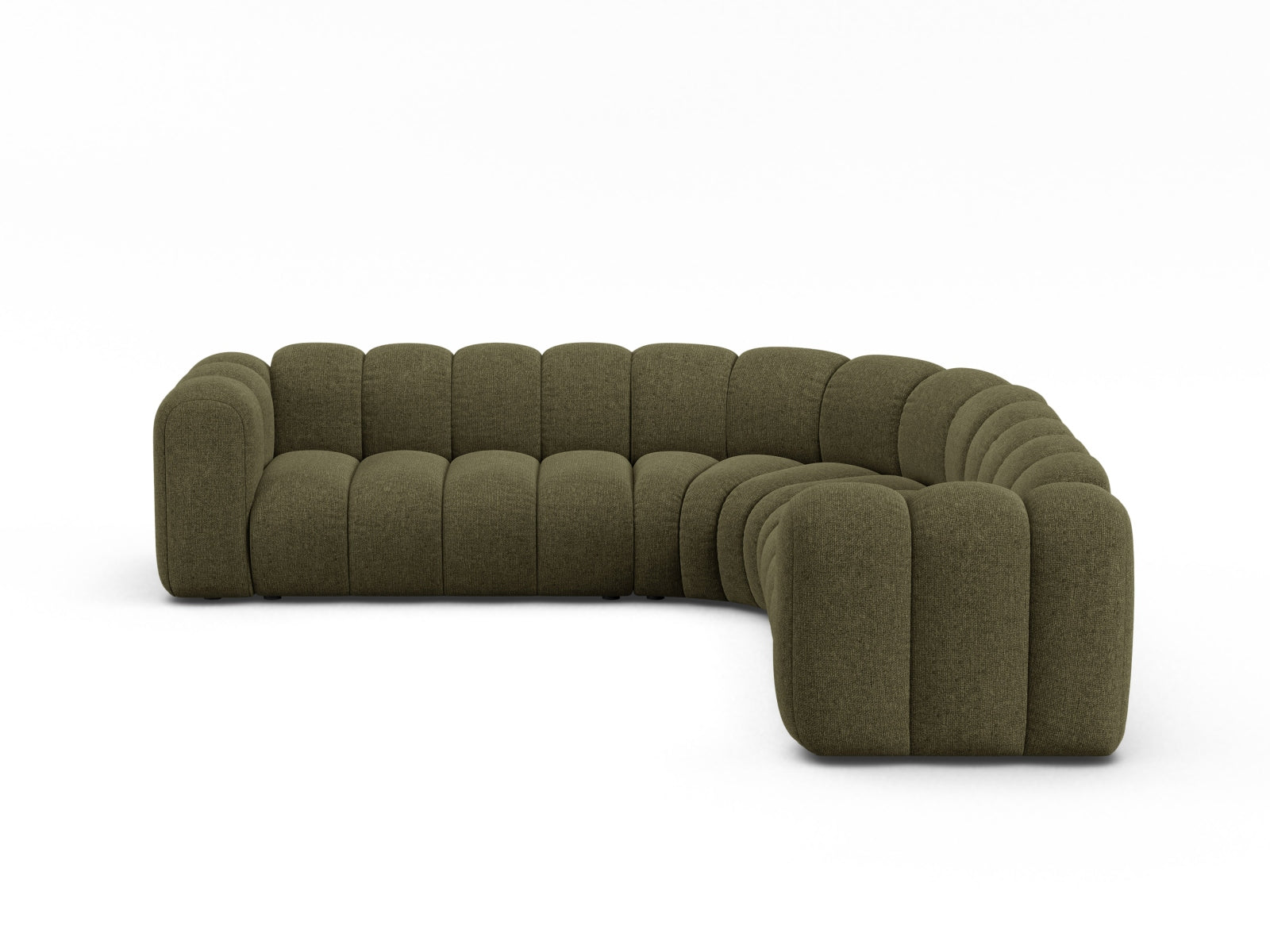 Lupine Modular Symmetrical Ecksofa 6 Sitzer in Green präsentiert im Onlineshop von KAQTU Design AG. Ecksofa ist von Micadoni