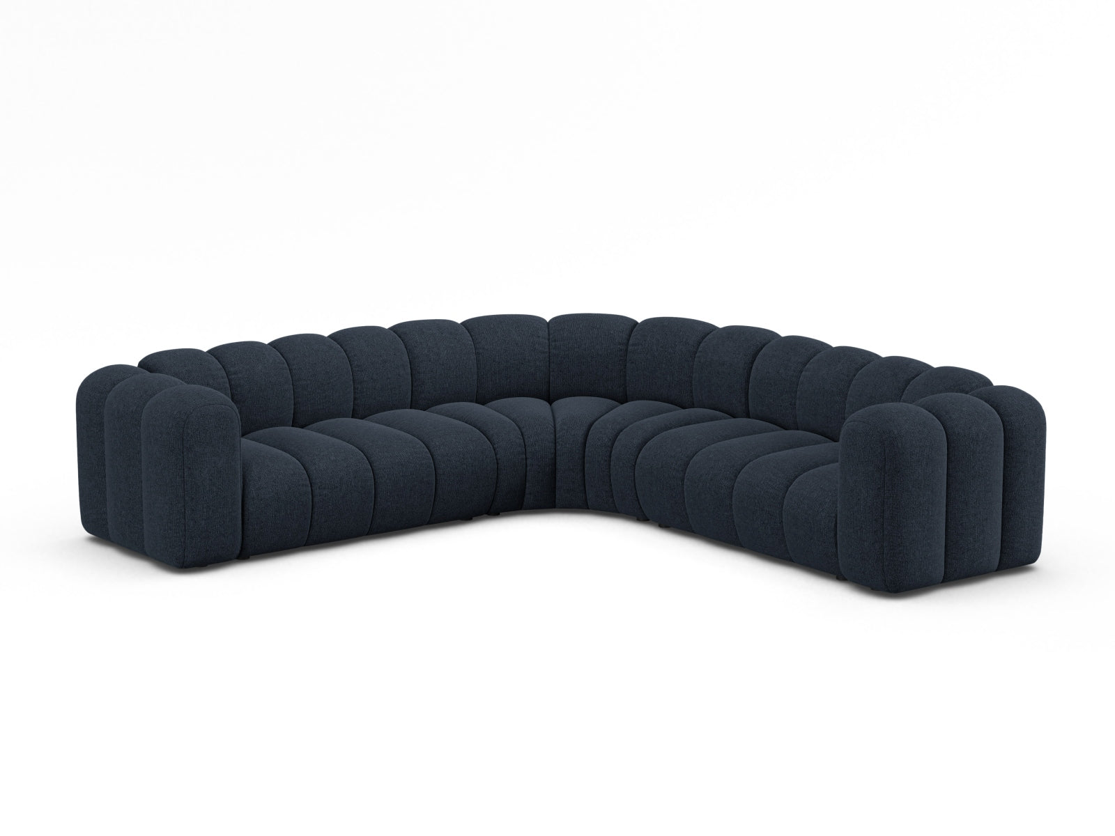 Lupine Modular Symmetrical Ecksofa 6 Sitzer in Navy Blue präsentiert im Onlineshop von KAQTU Design AG. Ecksofa ist von Micadoni