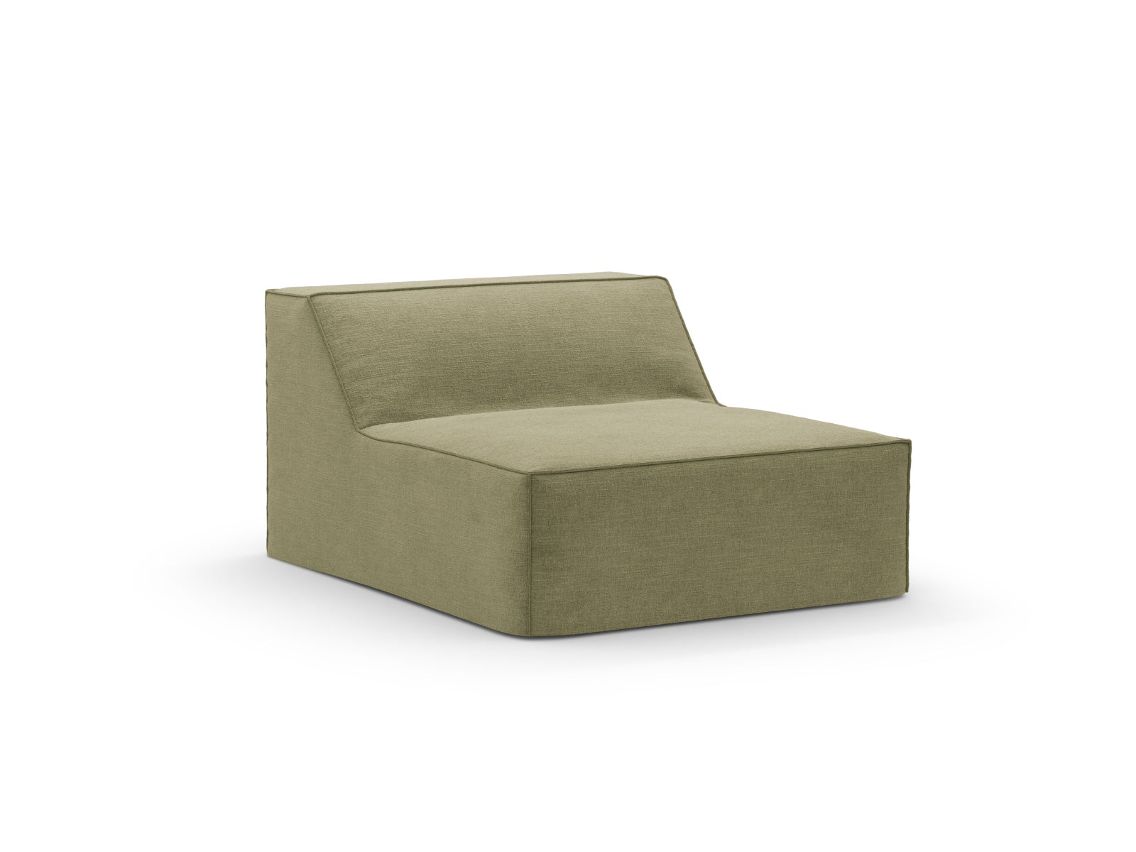 Jodie Modul Armless Cover in Light Green-LINS präsentiert im Onlineshop von KAQTU Design AG. Sofa-Zubehör ist von Micadoni