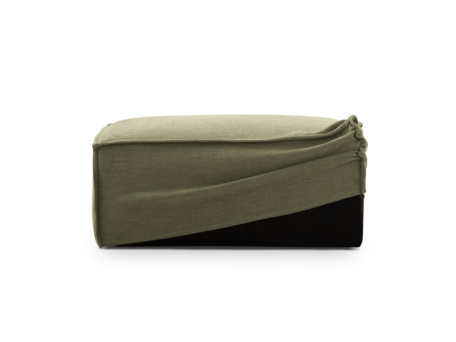 Milton Pouf Cover in Light Green präsentiert im Onlineshop von KAQTU Design AG. Sofa-Zubehör ist von Micadoni