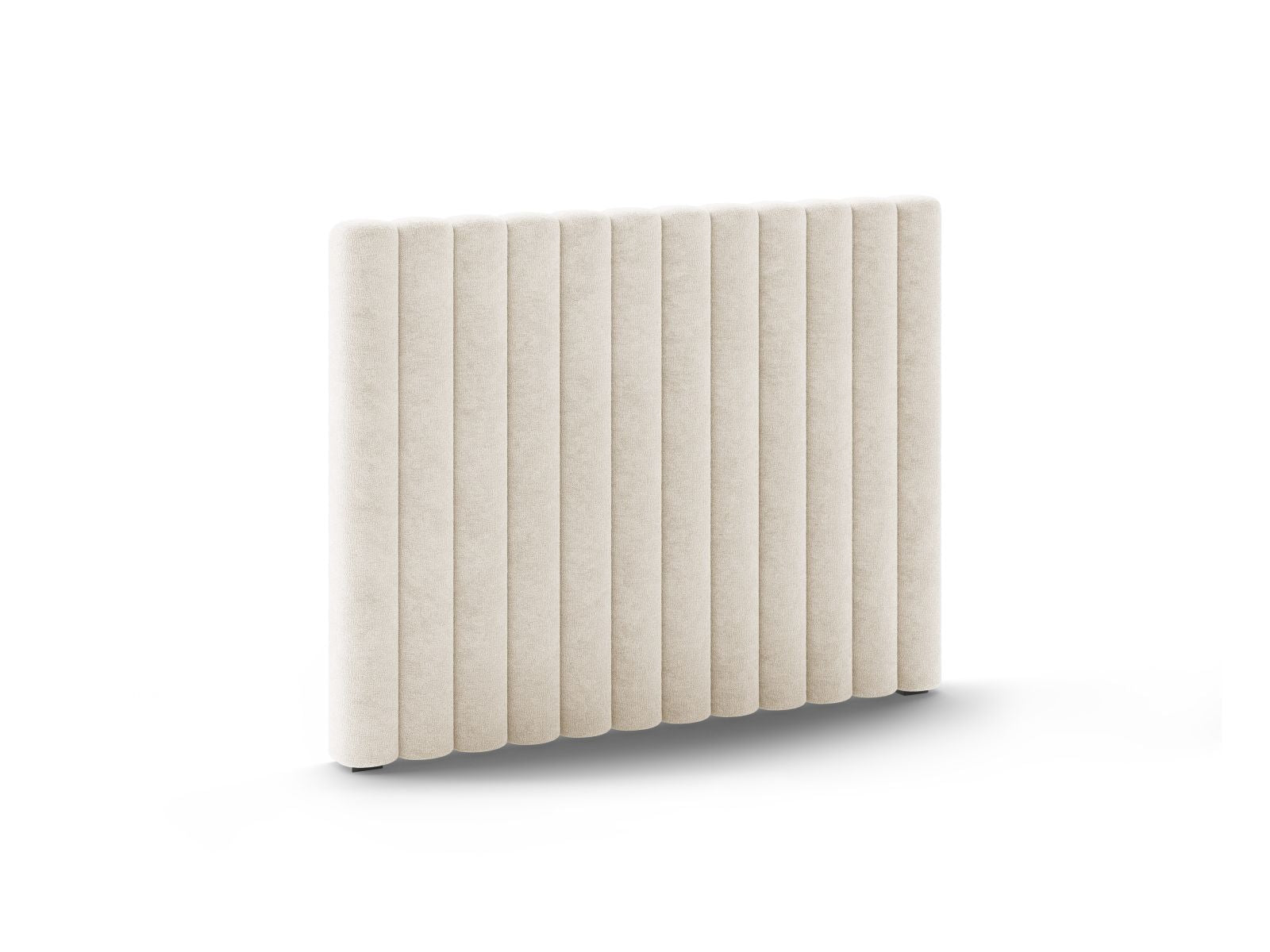 Elegantes Kopfteil Mistero in sanftem Light Beige, ideal für stilvolle Schlafzimmergestaltung. Hochwertige Verarbeitung von Micadoni.