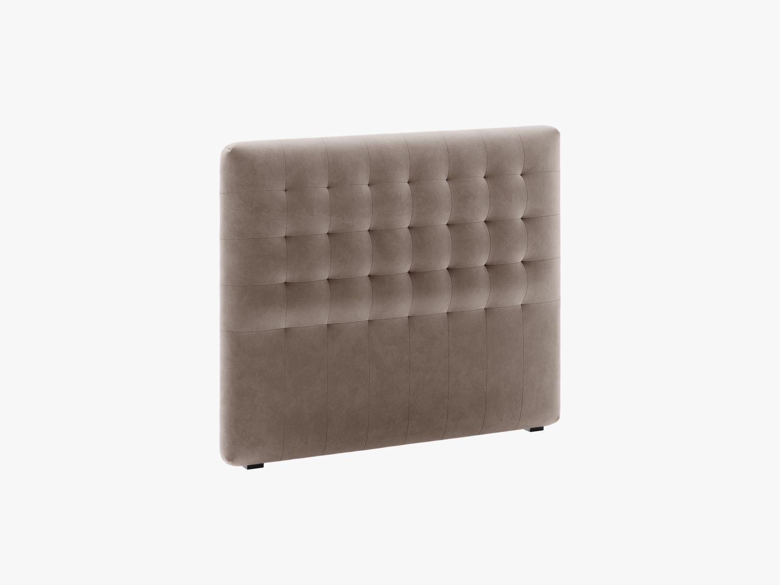 Elegantes Kopfteil Nova 120cm in warmem Grau, ideal für stilvolle Schlafzimmergestaltung. Hochwertige Verarbeitung von Micadoni.