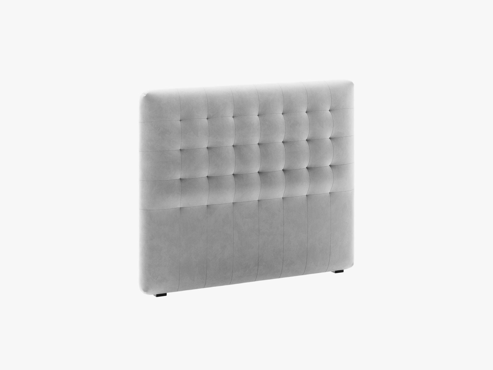 Elegantes Kopfteil Nova 120cm in hellem Grau, ideal für stilvolle Schlafzimmergestaltung. Hochwertige Verarbeitung von Micadoni.