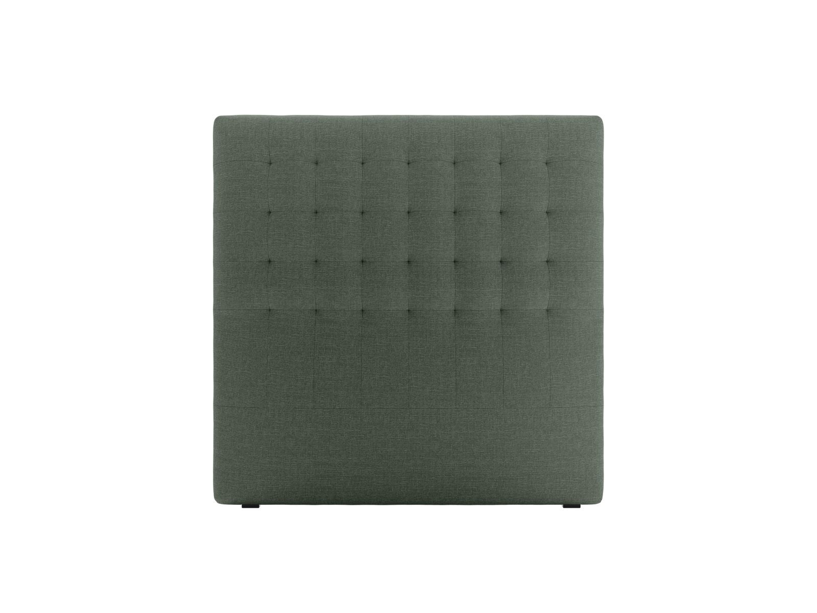 Elegantes Kopfteil Nova 120cm in edlem Moss Green von Micadoni, ideal für ein stilvolles und modernes Schlafzimmerdesign.
