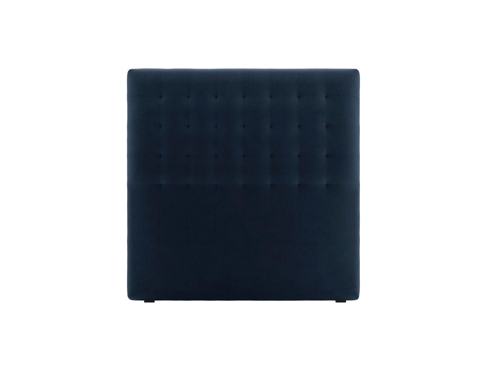 Elegantes Kopfteil Nova 120cm in tiefem Blau von Micadoni, ideal für ein zeitgemäßes Schlafzimmerdesign und stilvolle Akzente.