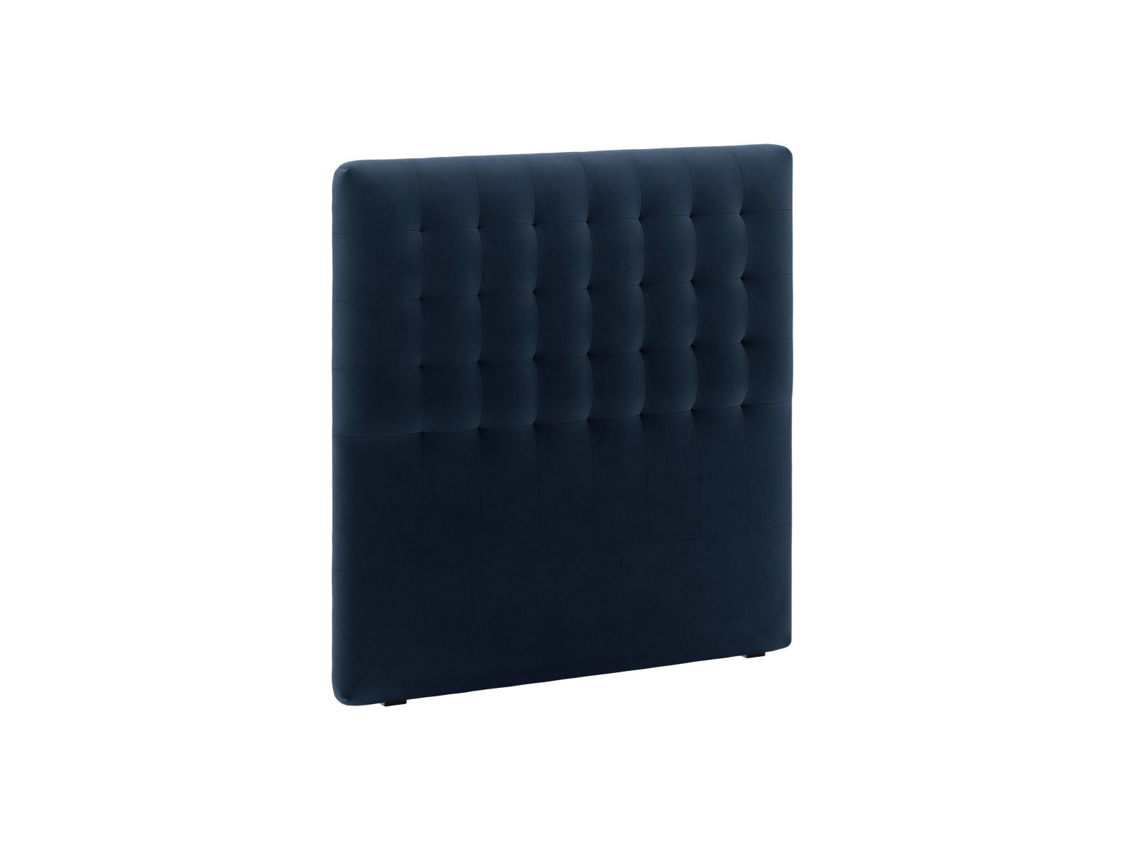 Stilvolles Kopfteil Nova 120cm in edlem Dunkelblau von Micadoni, perfekt für moderne Schlafzimmer und geschmackvolle Einrichtung.