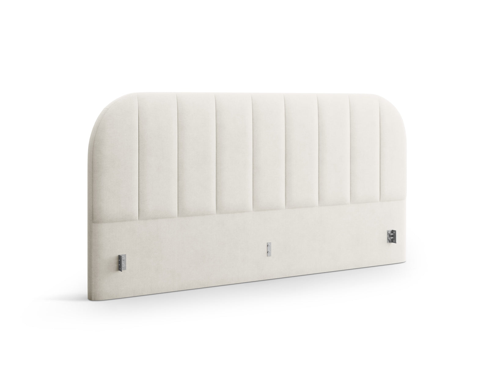 Stilvolles Kopfteil Billy in zartem Beige, perfekt für moderne Schlafzimmer. Hochwertige Materialien und elegantes Design von Micadoni.