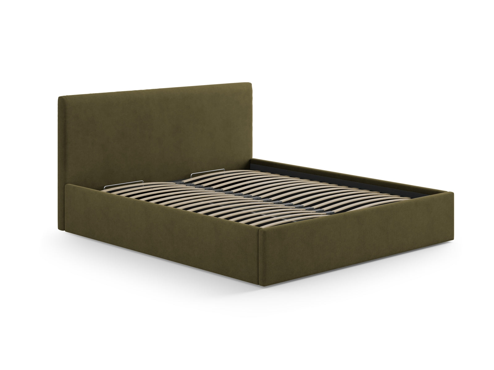 Elegantes Kopfteil Remo in sanftem Grün, ideal für zeitgemäße Schlafzimmergestaltung. Hochwertige Verarbeitung und modernes Design von Micadoni.