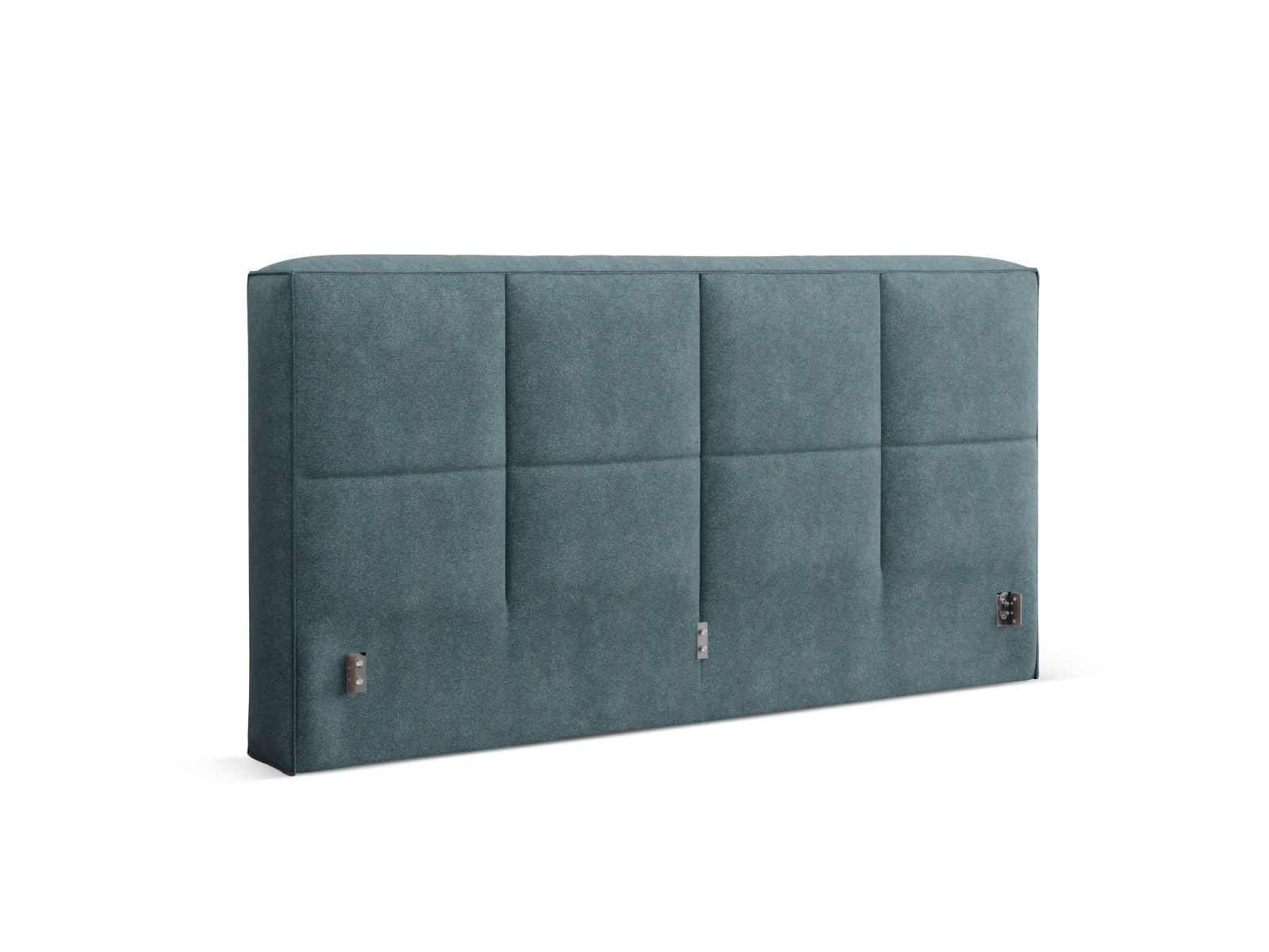 Stilvolles Kopfteil Darren in grün-blauem Melange, perfekt für moderne Schlafzimmer. Hochwertige Materialien und elegantes Design von Micadoni.