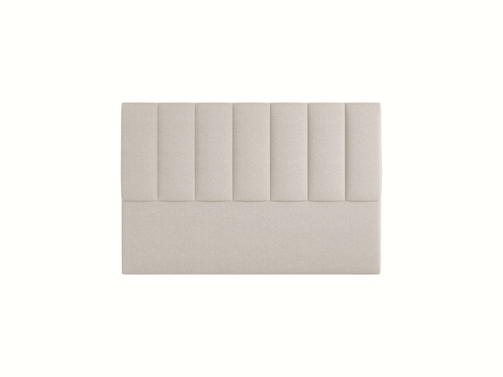 Elegantes Kopfteil Marl in sanftem Dunkelbeige, 140 cm breit, ideal für zeitgemäße Schlafzimmergestaltung und einladende Atmosphäre.