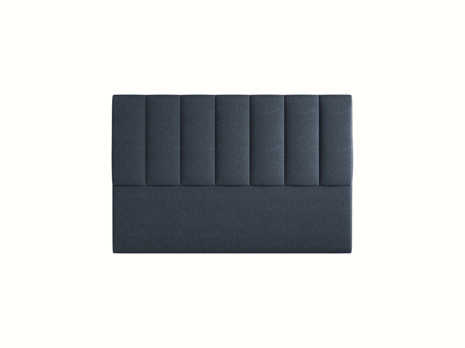 Elegantes Kopfteil Marl in 140 cm Breite, in tiefem Navy Blue, ideal für moderne Schlafzimmergestaltung von Micadoni.