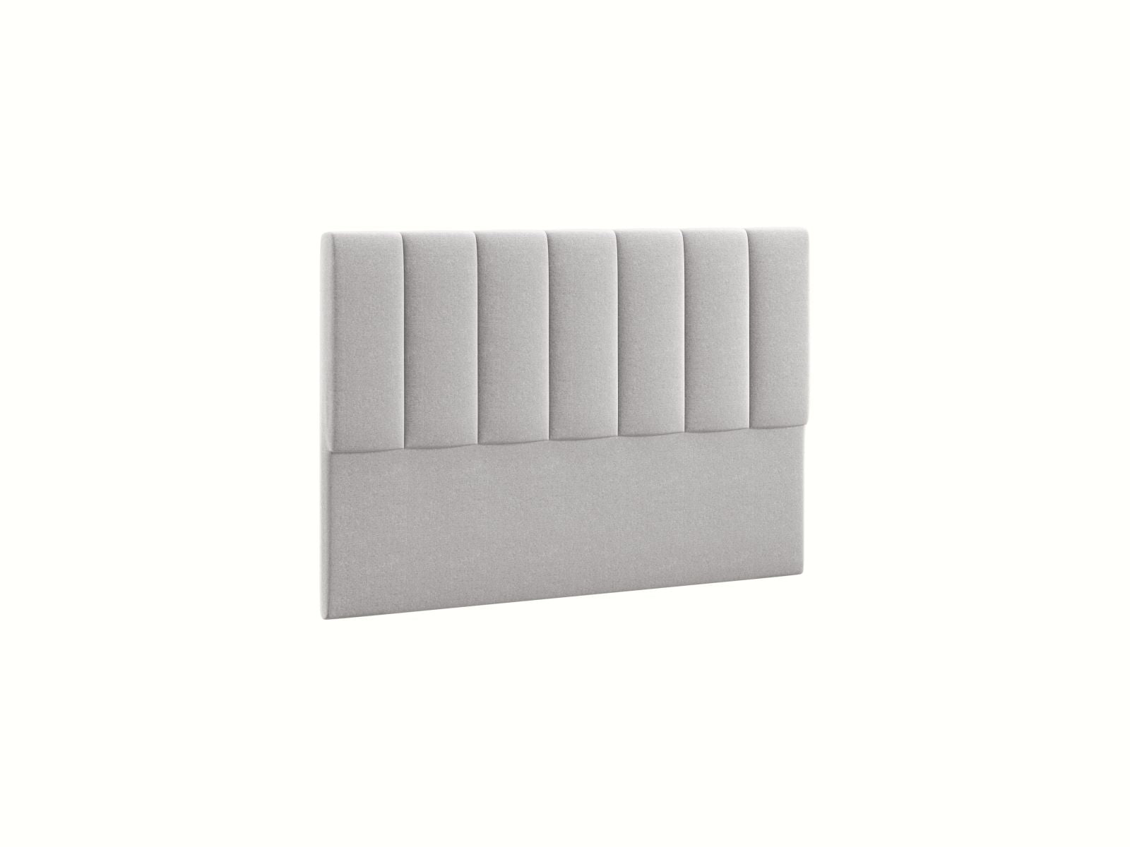 Stylisches Kopfteil Marl in zartem Hellgrau, perfekt für moderne Schlafzimmer. Hochwertige Materialien und elegantes Design von Micadoni.