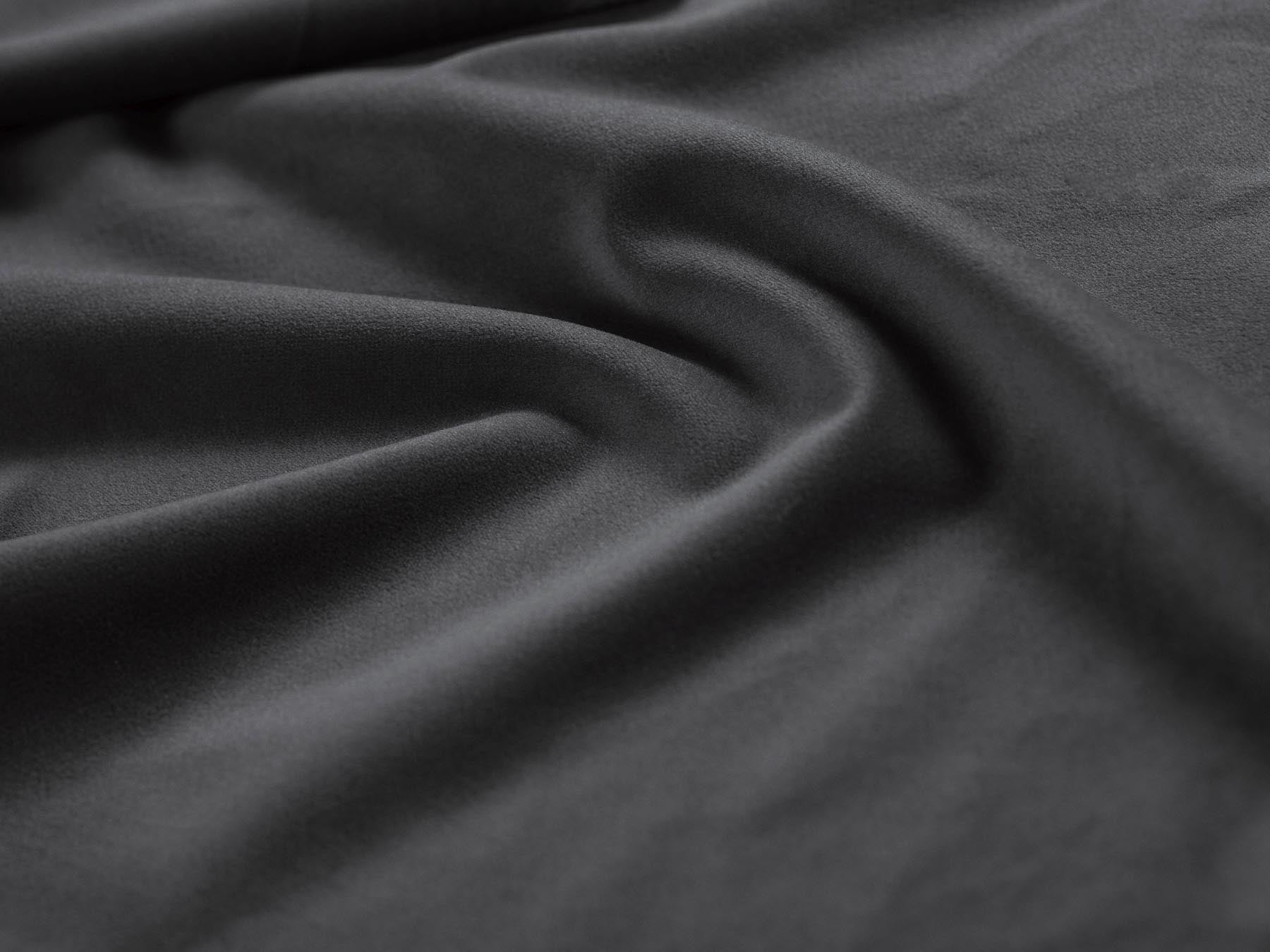 Elegantes Kopfteil Allison in 150 cm Breite, gefertigt aus hochwertigem Grey-Bluvel, ideal für zeitgemäße Schlafzimmergestaltung.