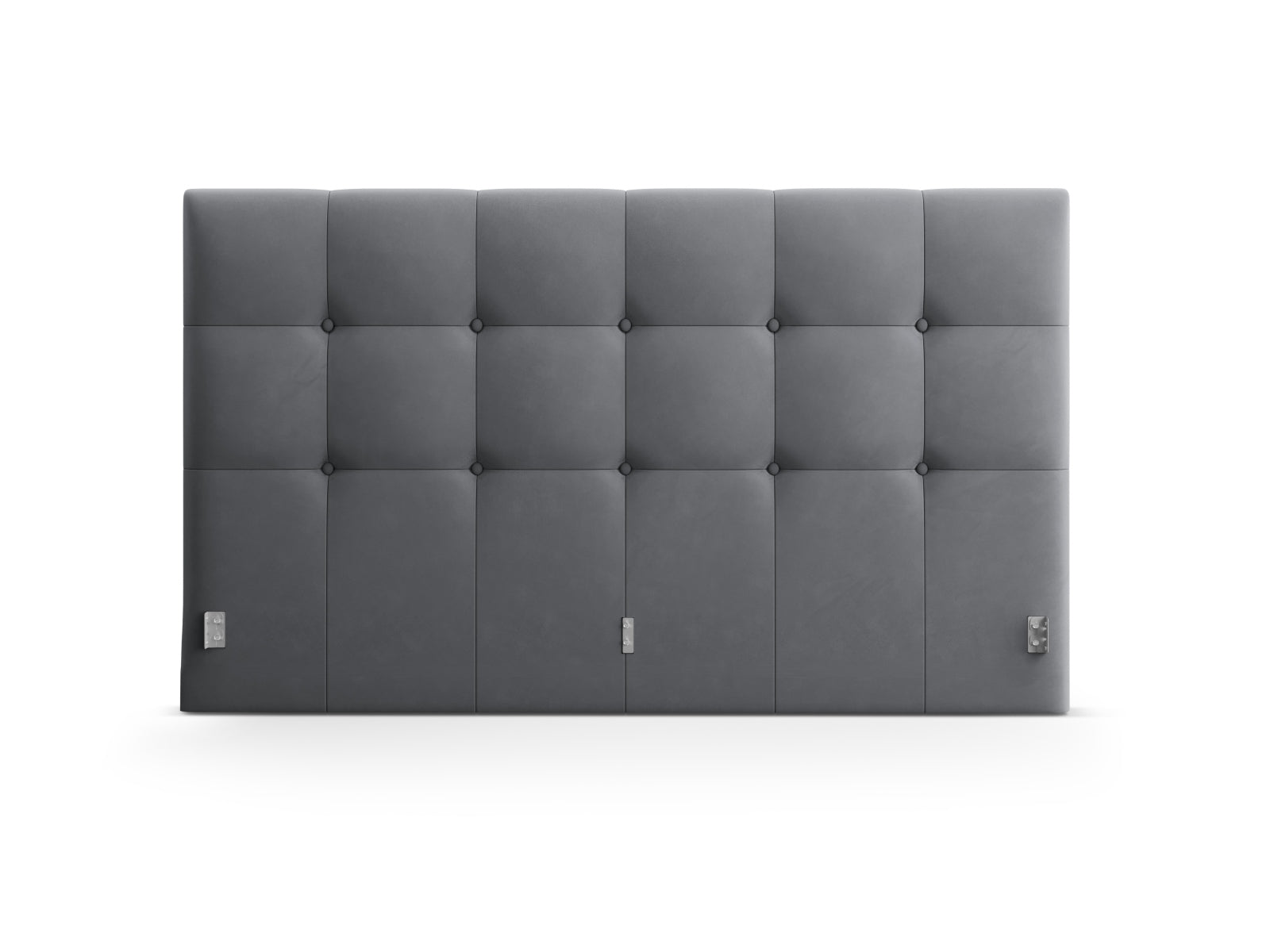 Phaedra Velour Headboard in Grey-Bluvel präsentiert im Onlineshop von KAQTU Design AG. Kopfteile ist von Micadoni