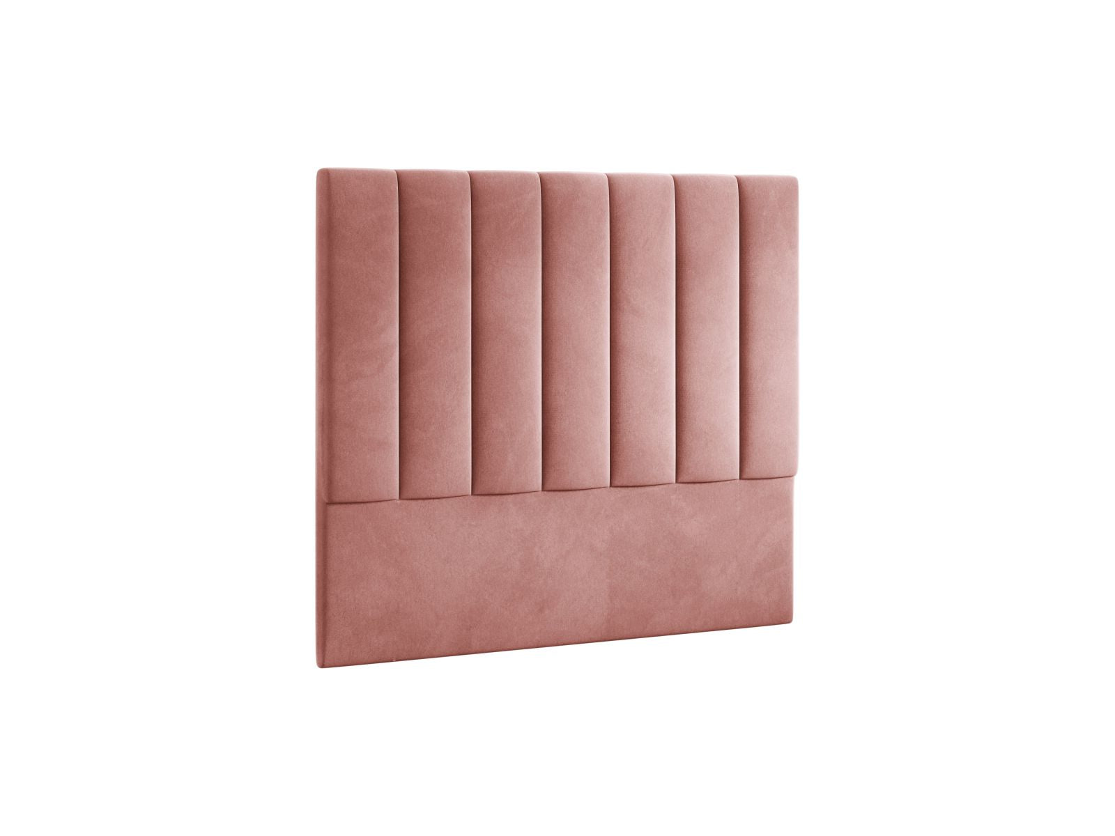 Stilvolles Kopfteil Marl in luxuriösem Pink-Magic Velvet, 140 cm breit, perfekt für ein modernes Schlafzimmerambiente.