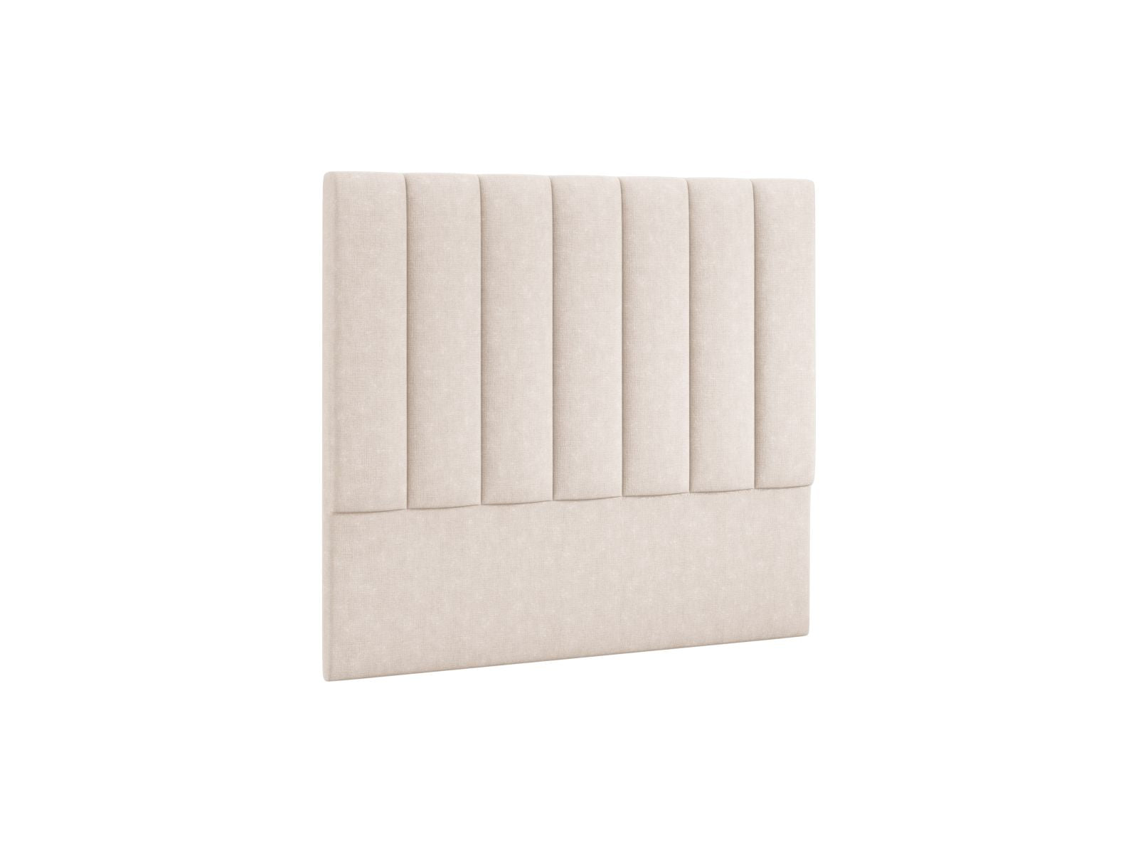 Elegantes Kopfteil Marl in 140 cm Breite, in stilvollem Beige-Liberty, ideal für moderne Schlafzimmergestaltung.