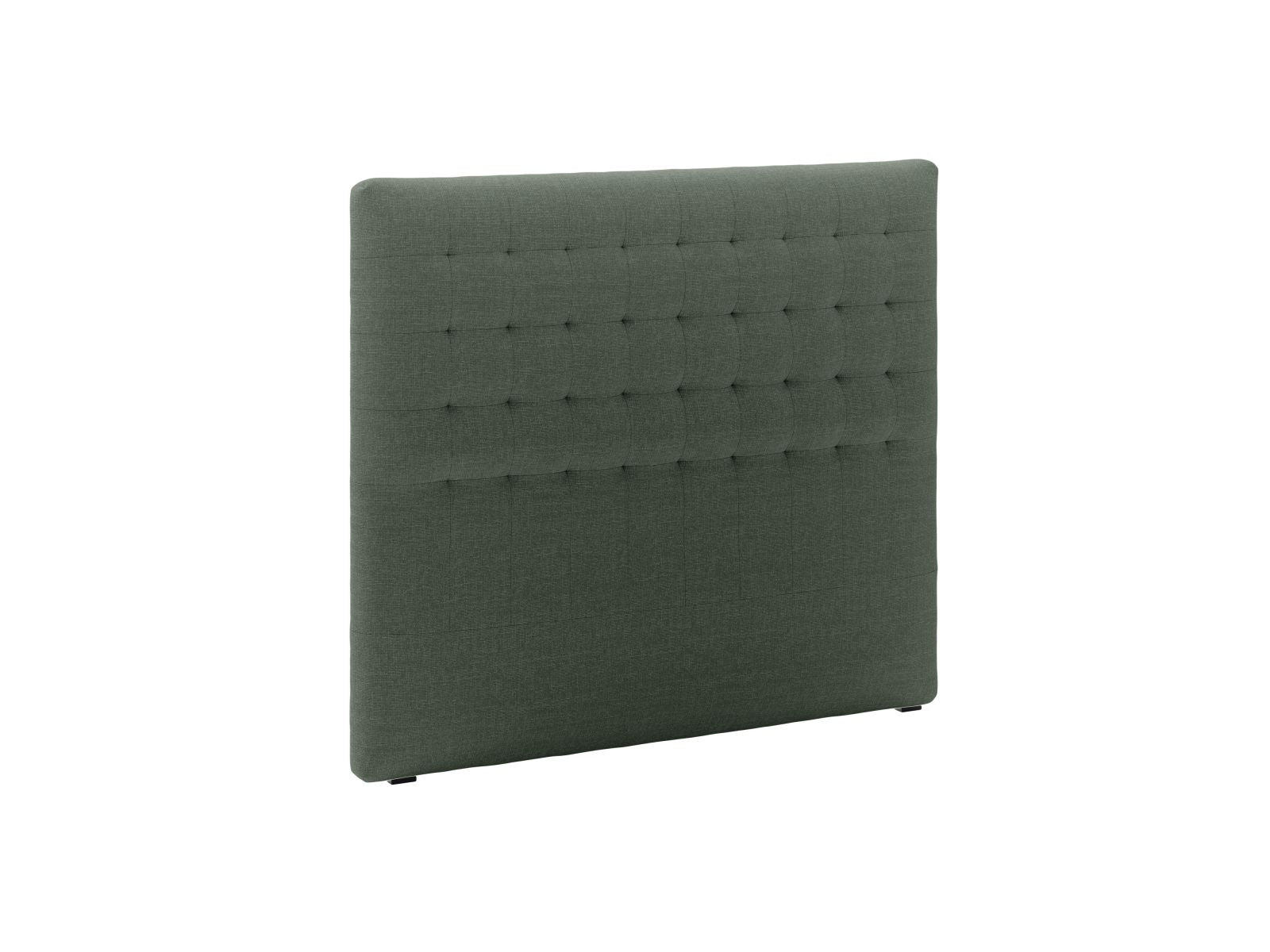 Stilvolles Kopfteil Nova in trendigem Moss Green, 140 cm breit, perfekt für ein modernes Schlafzimmerdesign und gemütliche Atmosphäre.