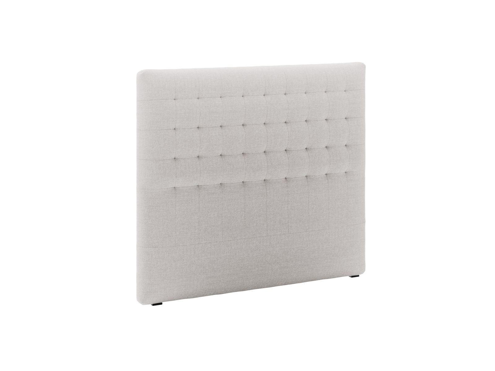 Elegantes Kopfteil Nova 140cm in stilvollem Grau, ideal für ein modernes Schlafzimmer. Hochwertige Verarbeitung von Micadoni.