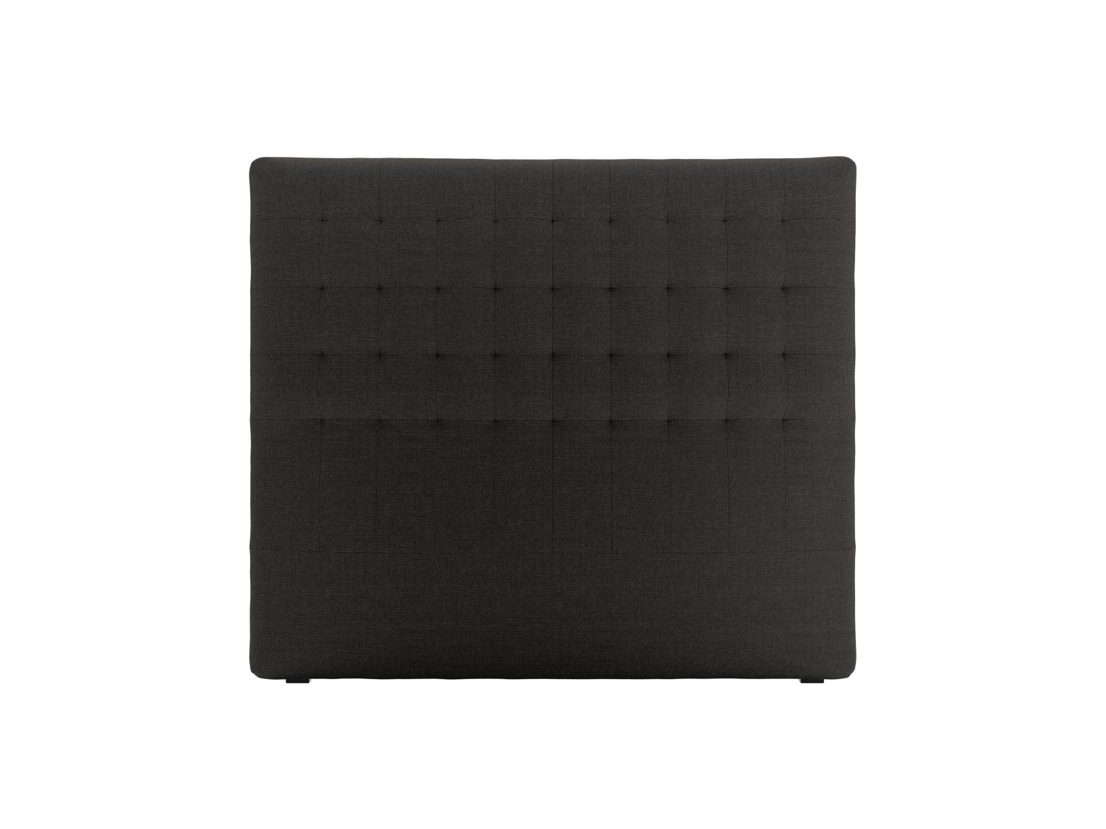 Elegantes Kopfteil Nova 140cm in modernem Schwarz, ideal für stilvolle Schlafzimmer und anspruchsvolle Inneneinrichtungen.
