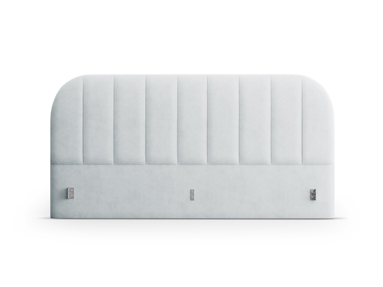 Elegantes Kopfteil Billy von Micadoni in dezentem Grau, ideal für moderne Schlafzimmer und stilvolle Einrichtungsideen.