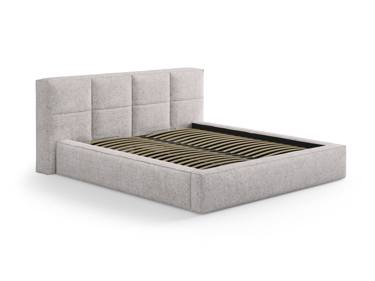 Darren Headboard in Beige Melange-Puente präsentiert im Onlineshop von KAQTU Design AG. Kopfteile ist von Micadoni