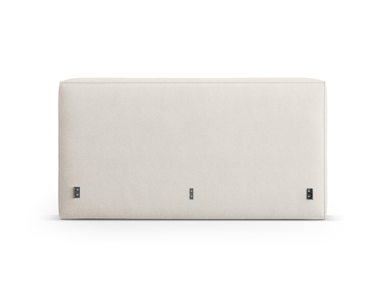 Stilvolles Olivia Boucle Kopfteil in warmem Beige, perfekt für moderne Schlafzimmer. Hochwertige Materialien und elegantes Design von Micadoni.