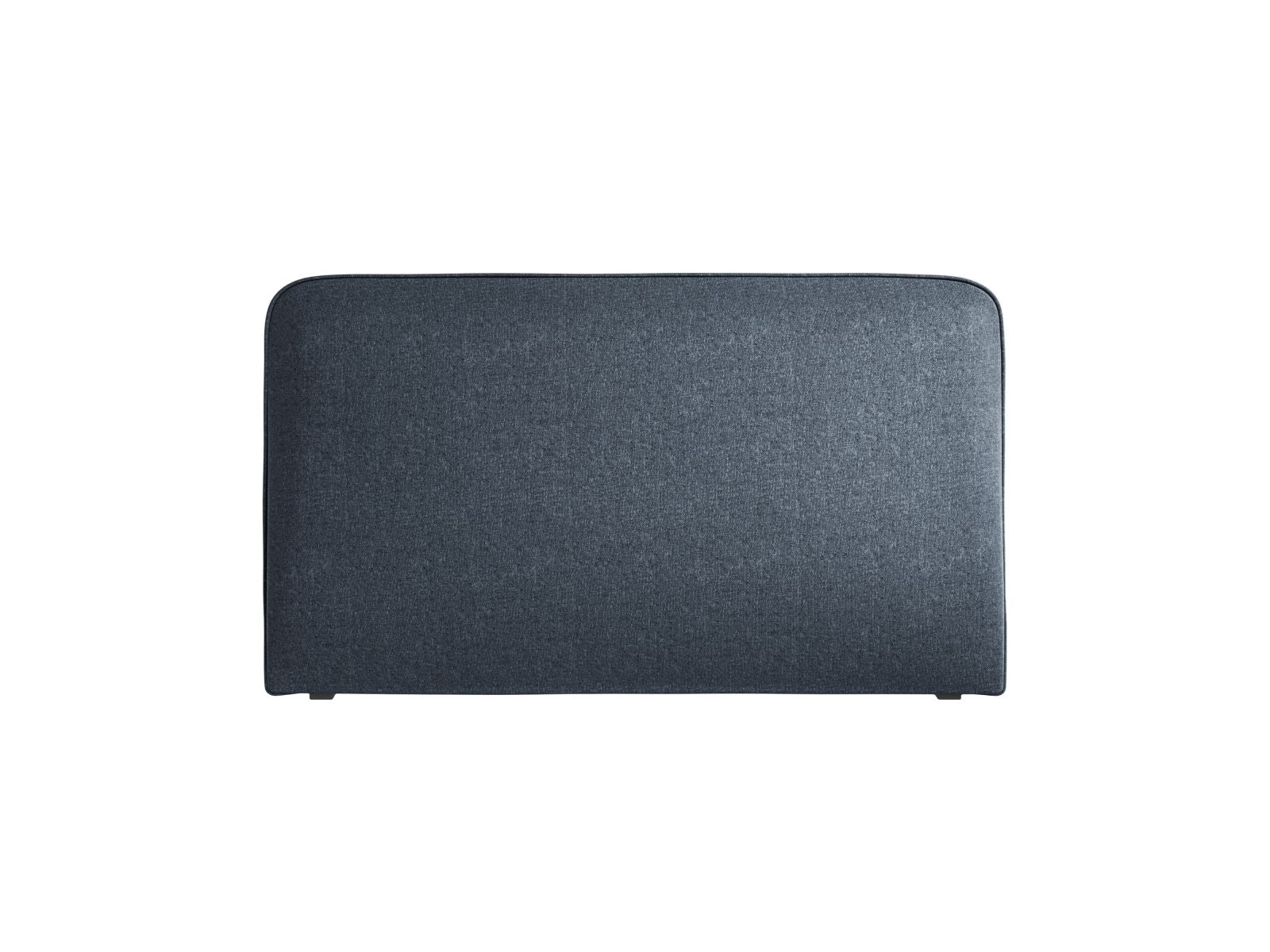 Elegantes Kopfteil Jamie in edlem Navy Blue, 160 cm breit, ideal für zeitgemäße Schlafzimmergestaltung. Hochwertige Verarbeitung von Micadoni.