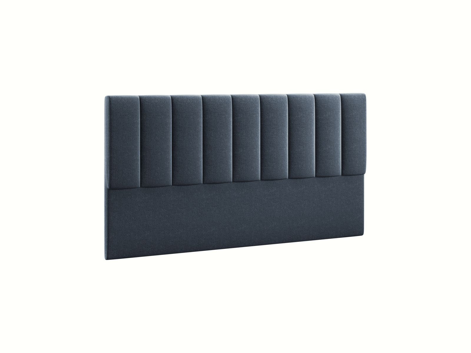 Stilvolles Kopfteil Marl in tiefem Navy Blue, 160 cm breit, perfekt für moderne Schlafzimmer. Hochwertige Materialien von Micadoni.