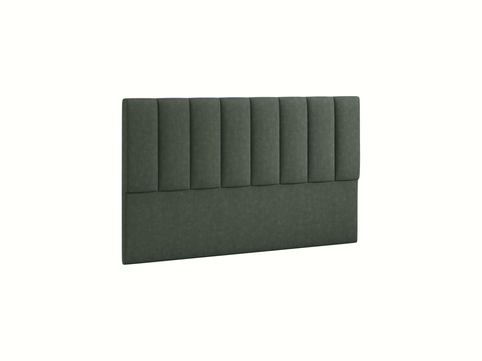 Elegantes Kopfteil Marl in 160 cm Breite, in einem stilvollen Moosgrün, ideal für moderne Schlafzimmergestaltung.