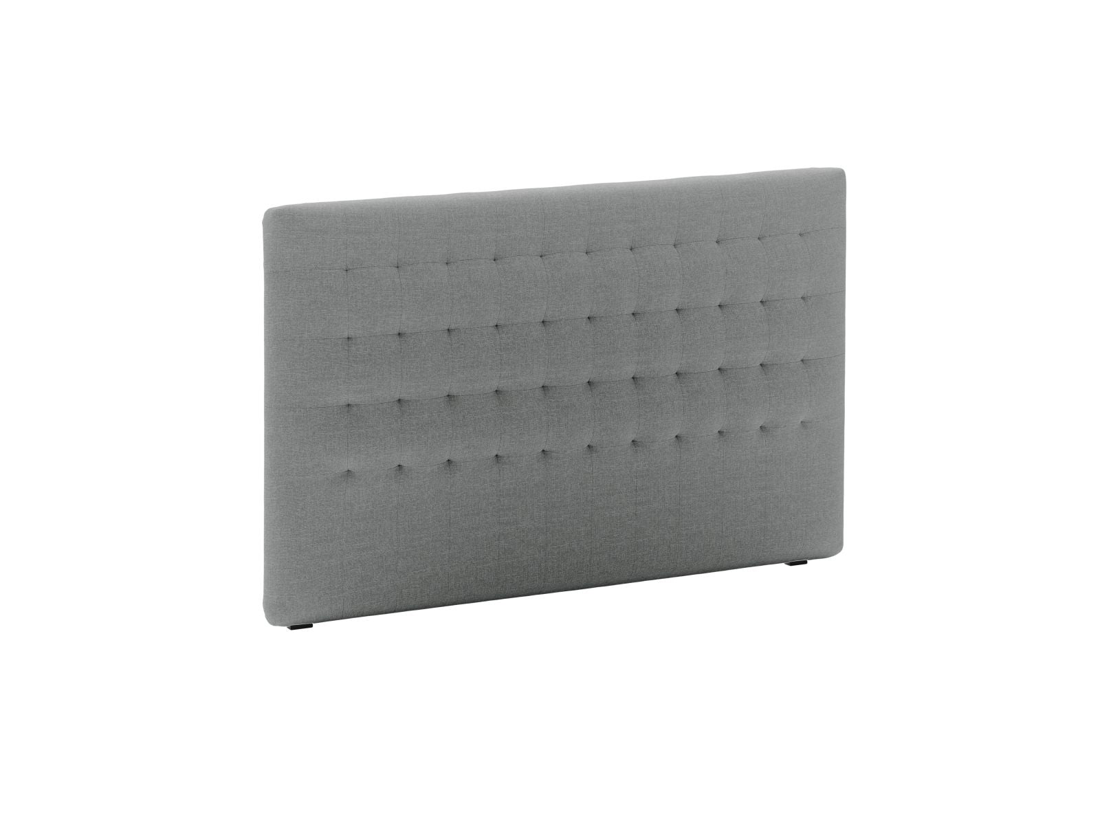 Stylisches Kopfteil Nova in Grau mit 160 cm Breite, perfekt für ein modernes Schlafzimmer und geschmackvolle Raumgestaltung von Micadoni.