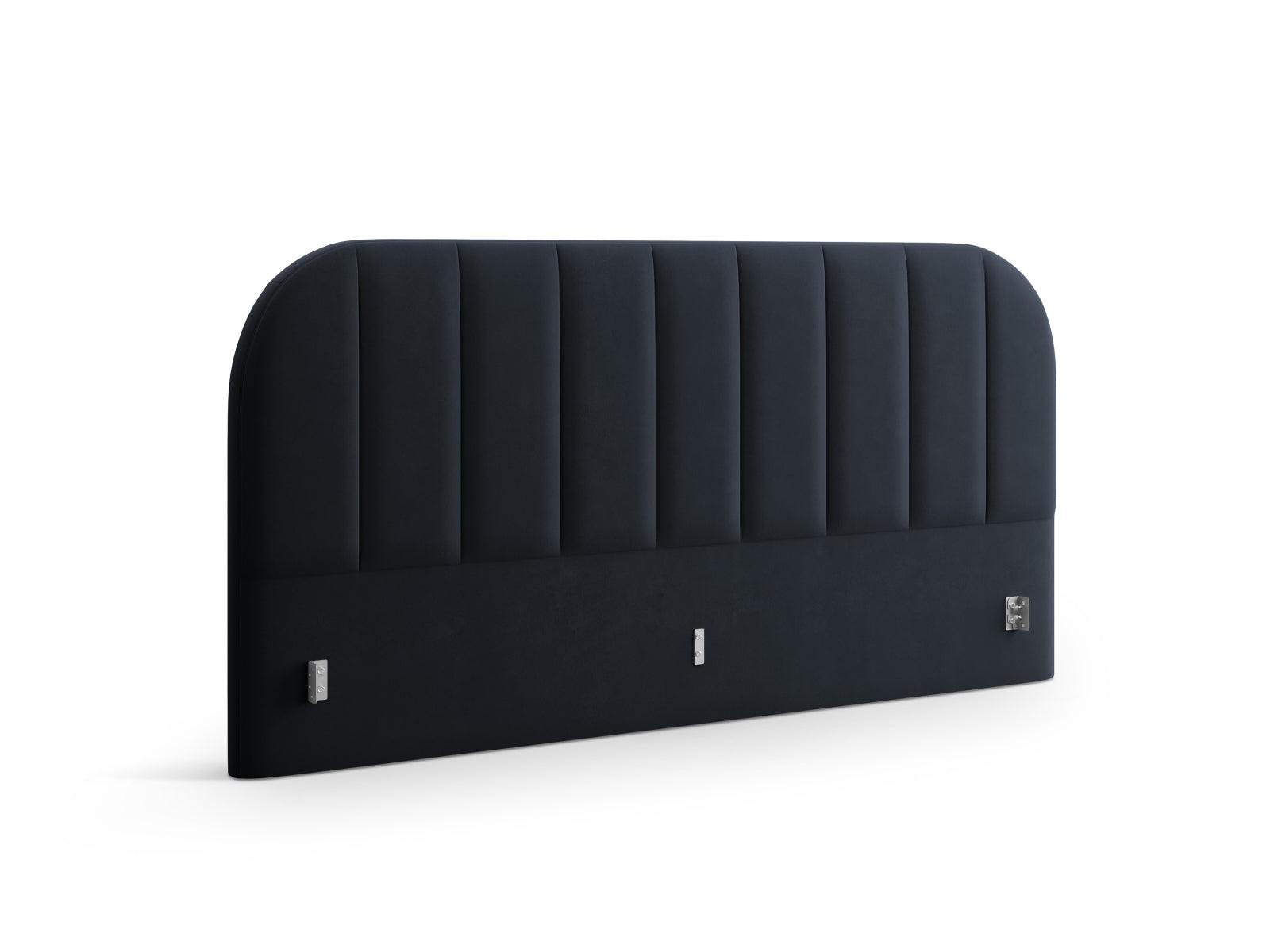 Elegantes Kopfteil aus hochwertigem Billy Velour in sattem Blau, ideal für stilvolle Schlafzimmer und gemütliche Akzente.