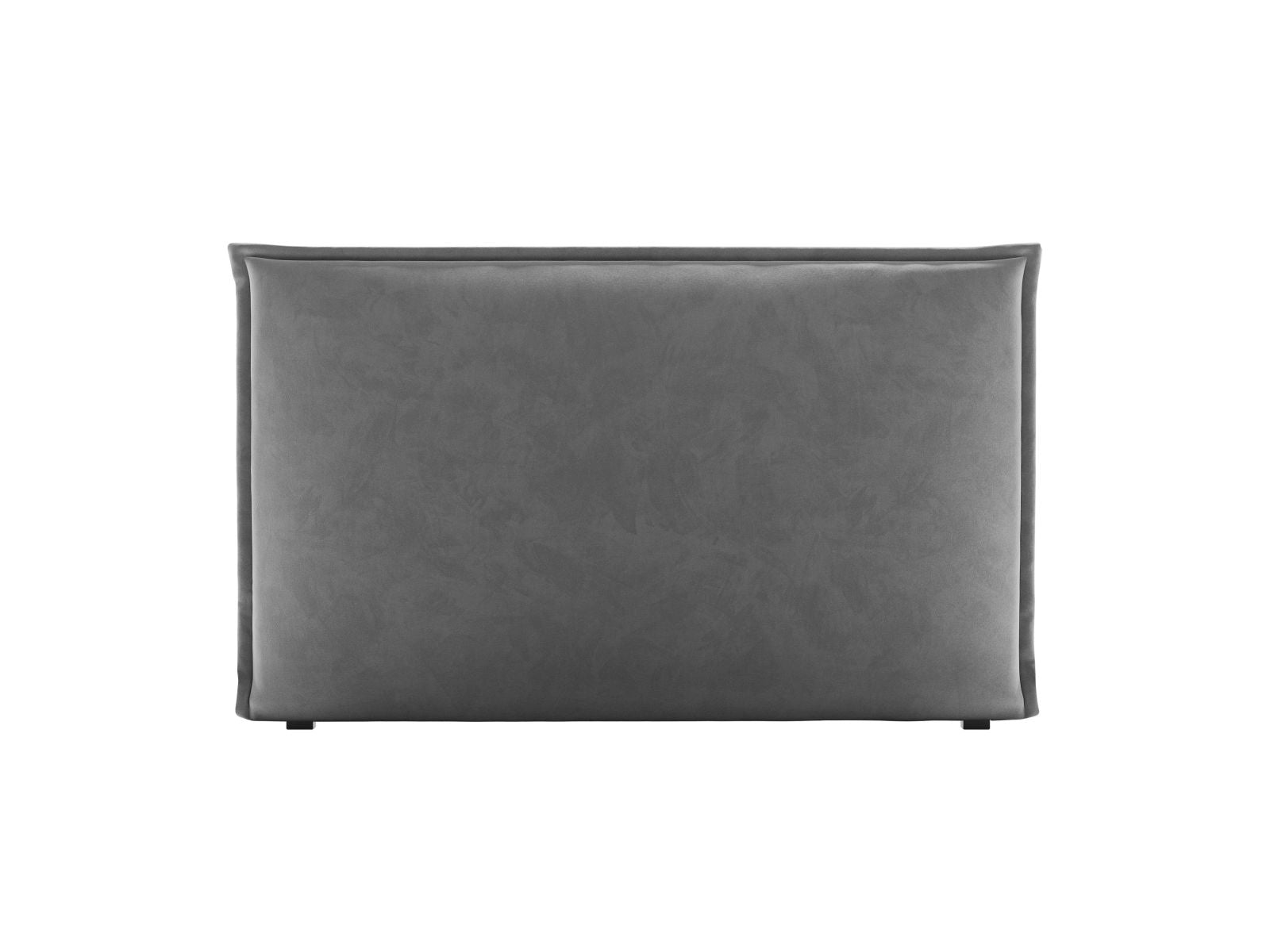 Elegantes Kopfteil Monica in 160 cm Breite, mit grauer Polsterung, ideal für ein modernes Schlafzimmer-Design, erhältlich bei KAQTU.