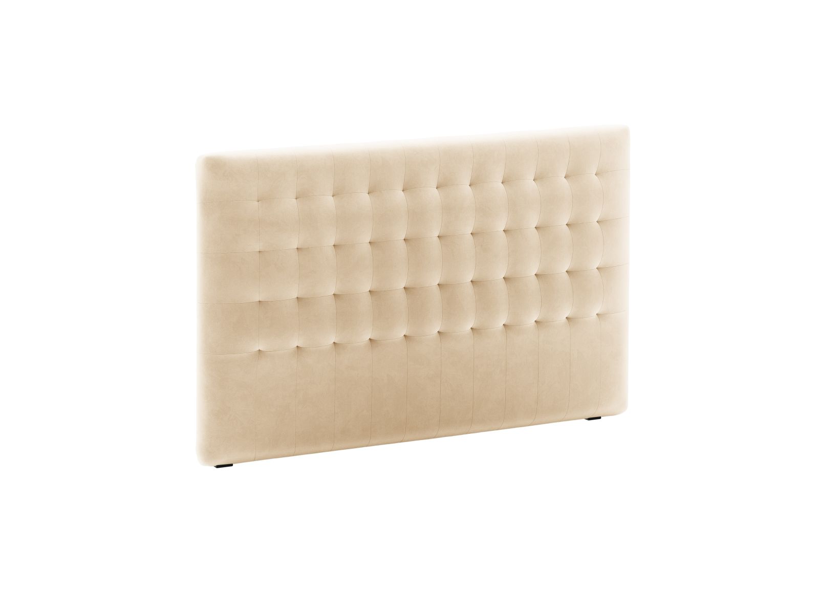 Elegantes Kopfteil Nova in sanftem Nude-Ton, 160 cm breit, ideal für stilvolle Schlafzimmergestaltung von Micadoni.