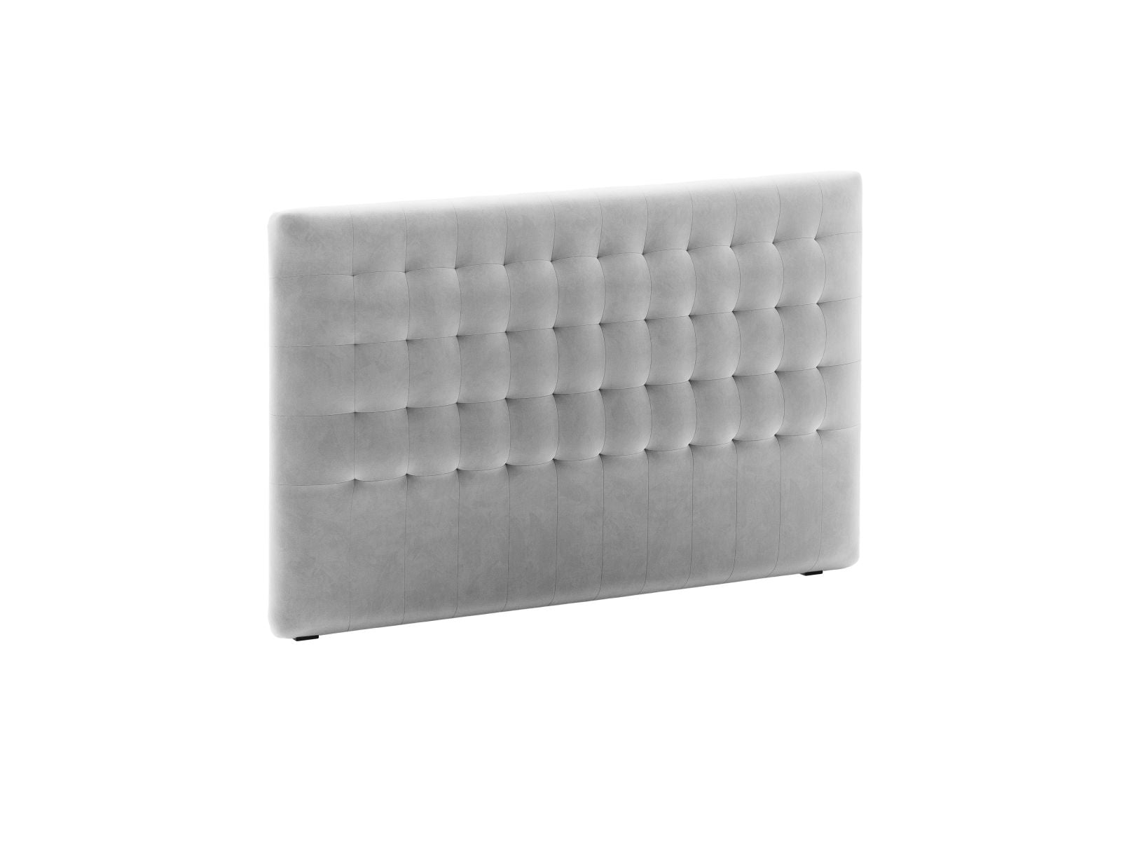 Elegantes Kopfteil Nova in Light Grey-Paris, 160 cm breit, ideal für stilvolle Schlafzimmergestaltung von Micadoni.