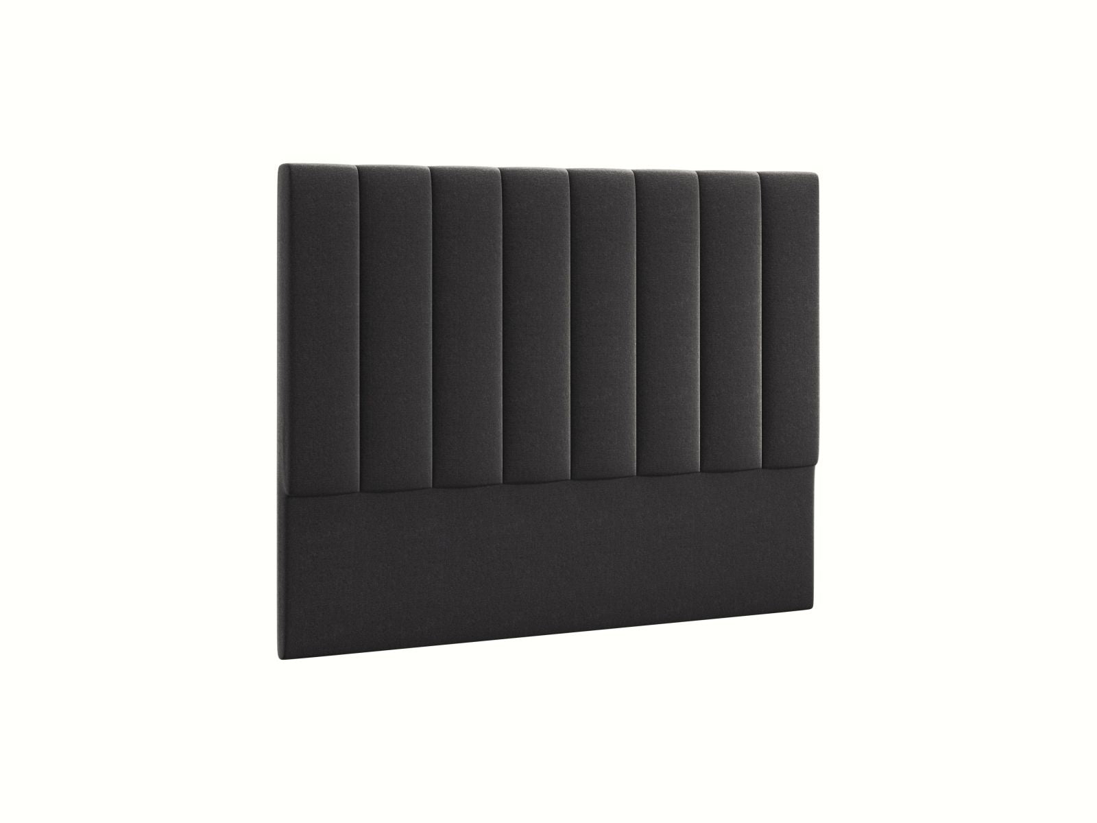 Elegantes Kopfteil Marl in Anthrazit für Betten bis 160 cm, stilvolles Design von Micadoni, ideal für moderne Schlafzimmer.