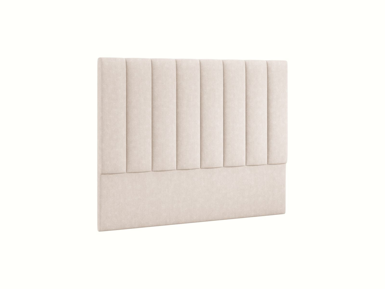 Stilvolles Kopfteil Marl in 160 cm Breite, gefertigt aus edlem Beige-Liberty, perfekt für ein modernes und elegantes Schlafzimmer.