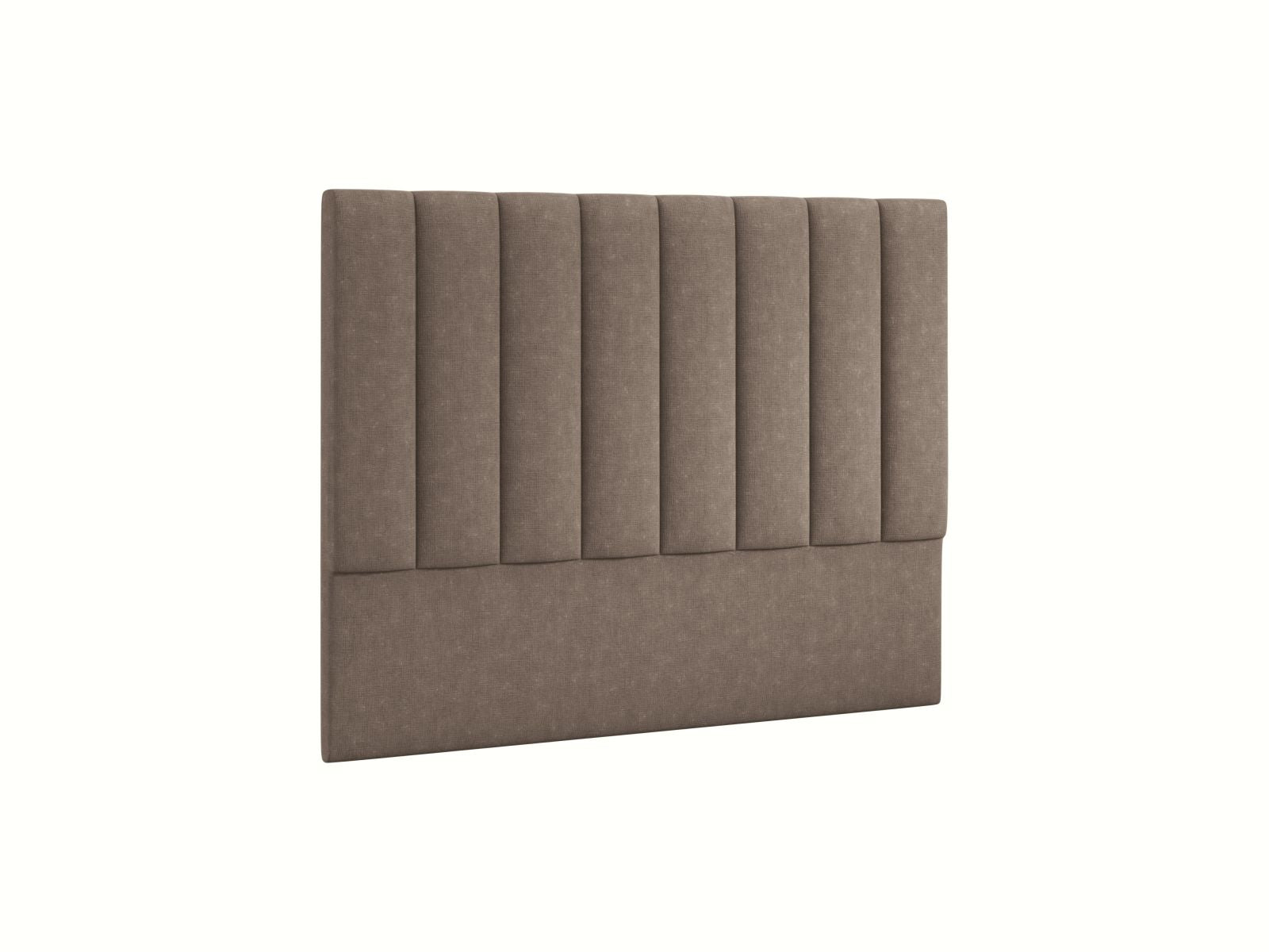 Stilvolles Kopfteil Marl von Micadoni, 160 cm, in edlem Cappuccino-Liberty Design, ideal für eine moderne Schlafzimmergestaltung.