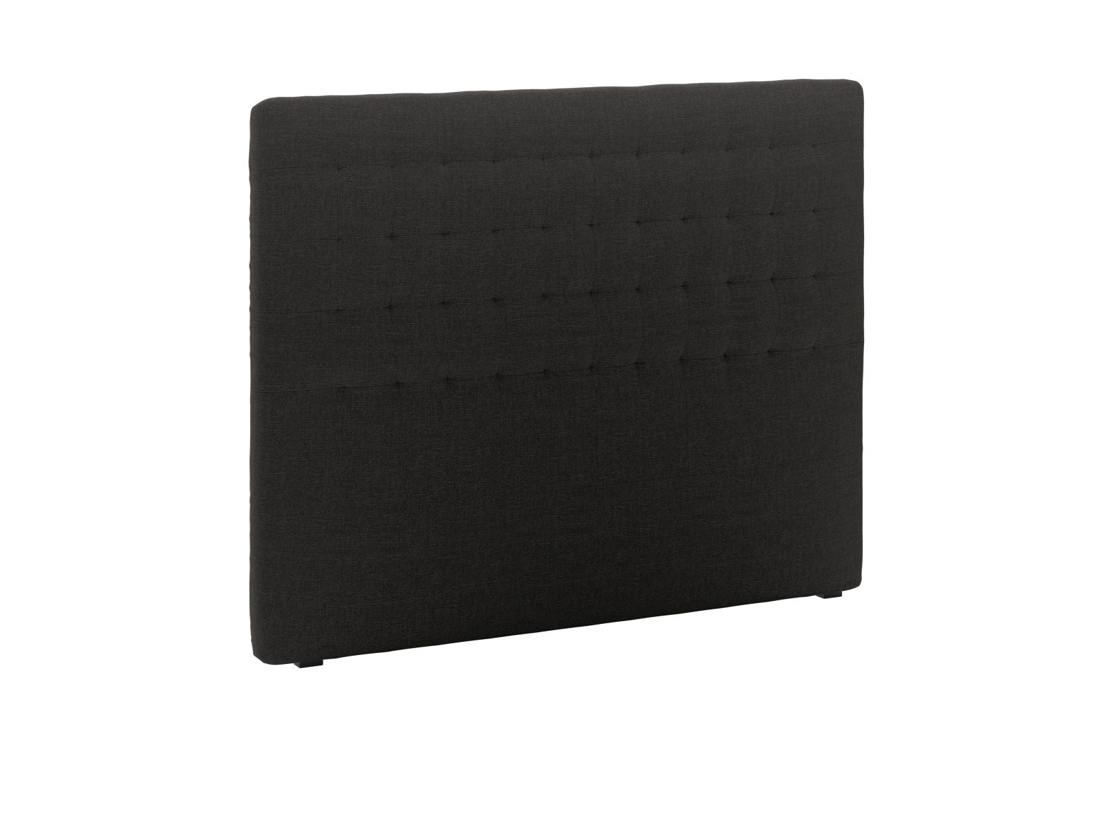 Elegantes Kopfteil Nova 160cm in stilvollem Schwarz, ideal für moderne Schlafzimmer, erhältlich bei KAQTU Design AG.