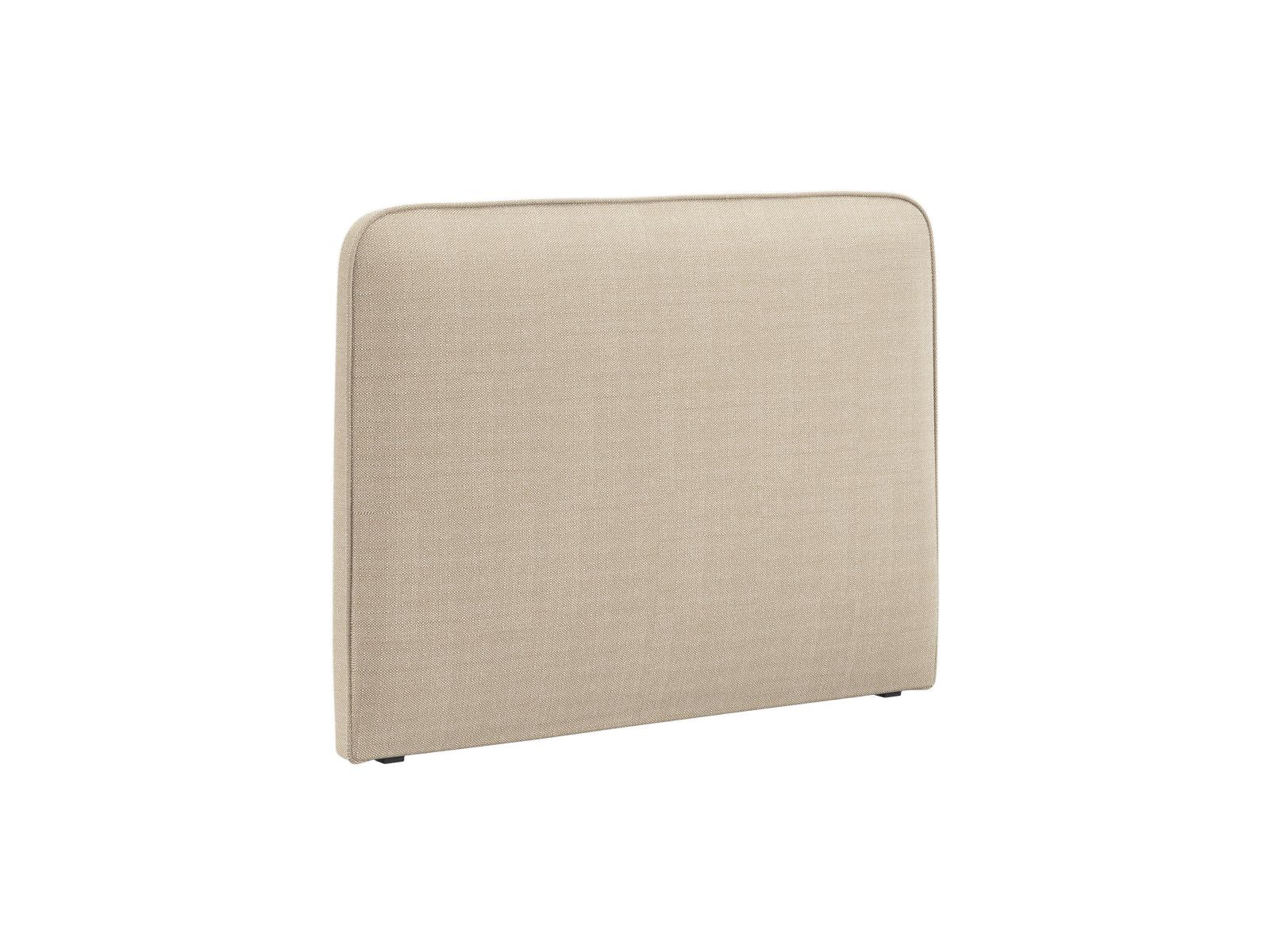 Elegantes Kopfteil Jamie in sanftem Beige, 160 cm breit, ideal für stilvolle Schlafzimmergestaltung. Hochwertige Verarbeitung von Micadoni.