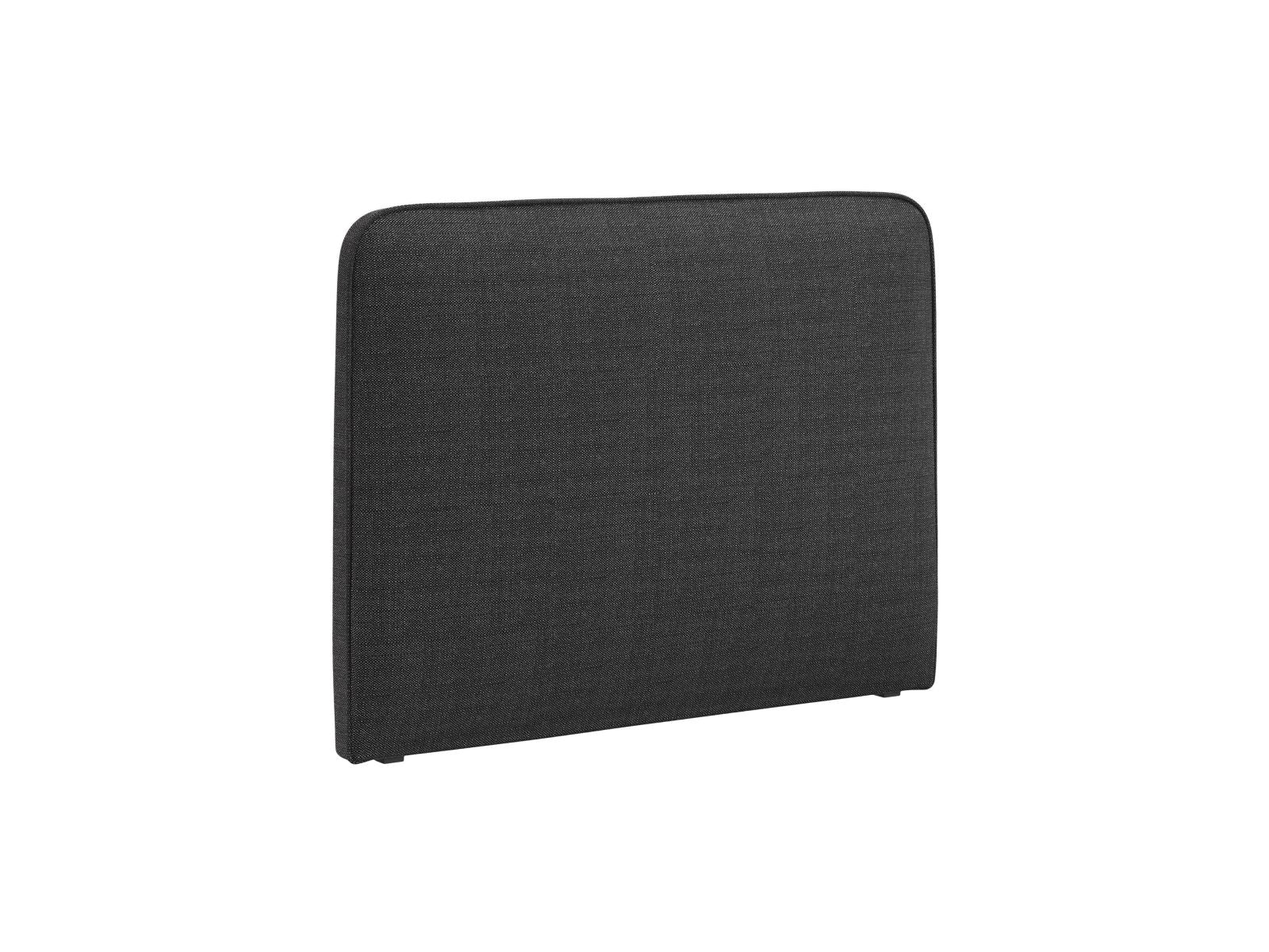 Elegantes Kopfteil Jamie in 160 cm Breite, stilvolles Design in Schwarz, ideal für moderne Schlafzimmer, von Micadoni.