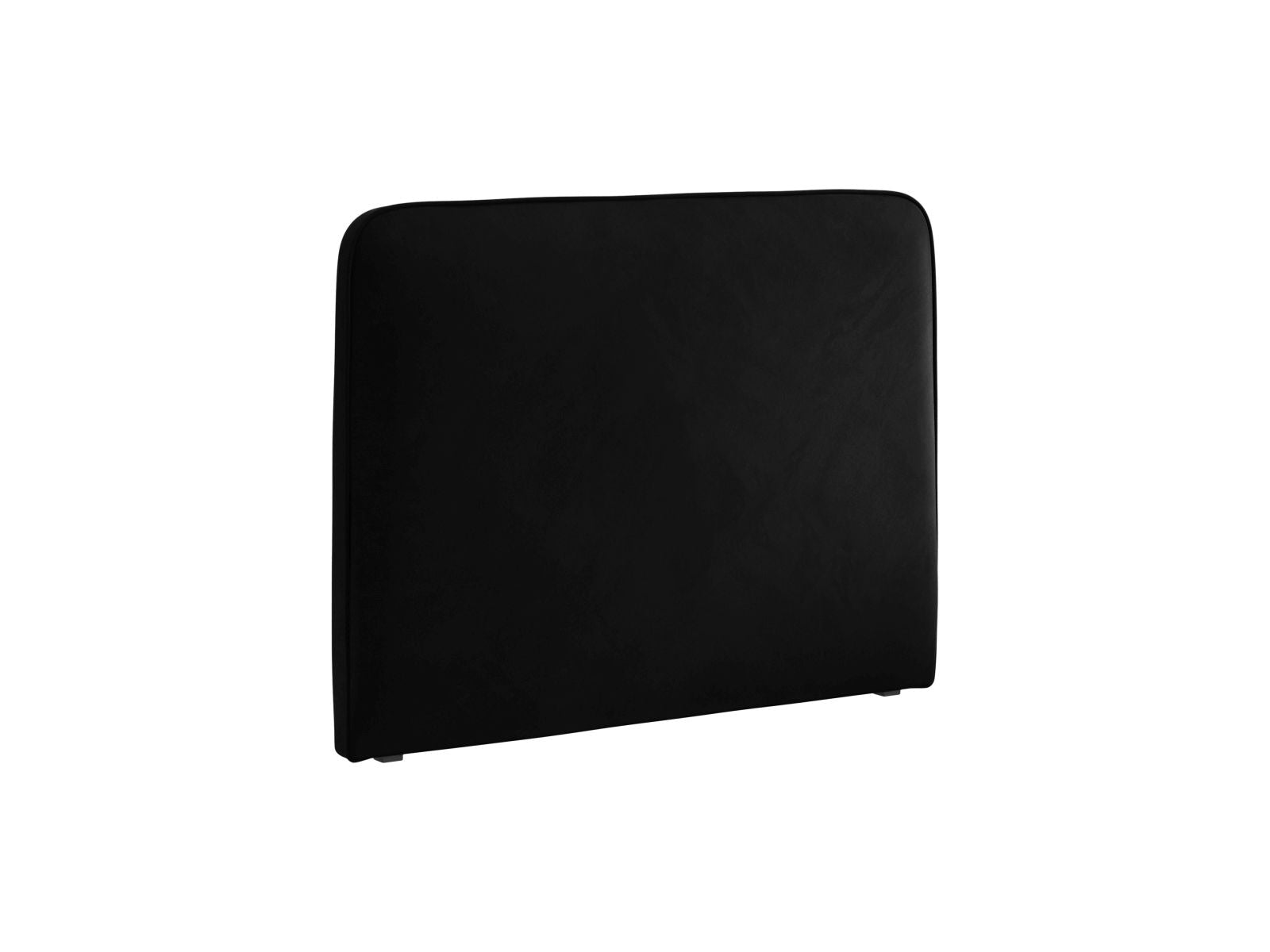 Elegantes Kopfteil Jamie in 160 cm Breite, stilvolles Design in Schwarz, ideal für moderne Schlafzimmer, von Micadoni.